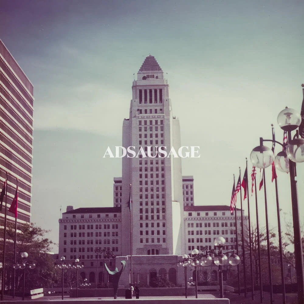 Vintage Los Angeles photo of downtown Los Angeles