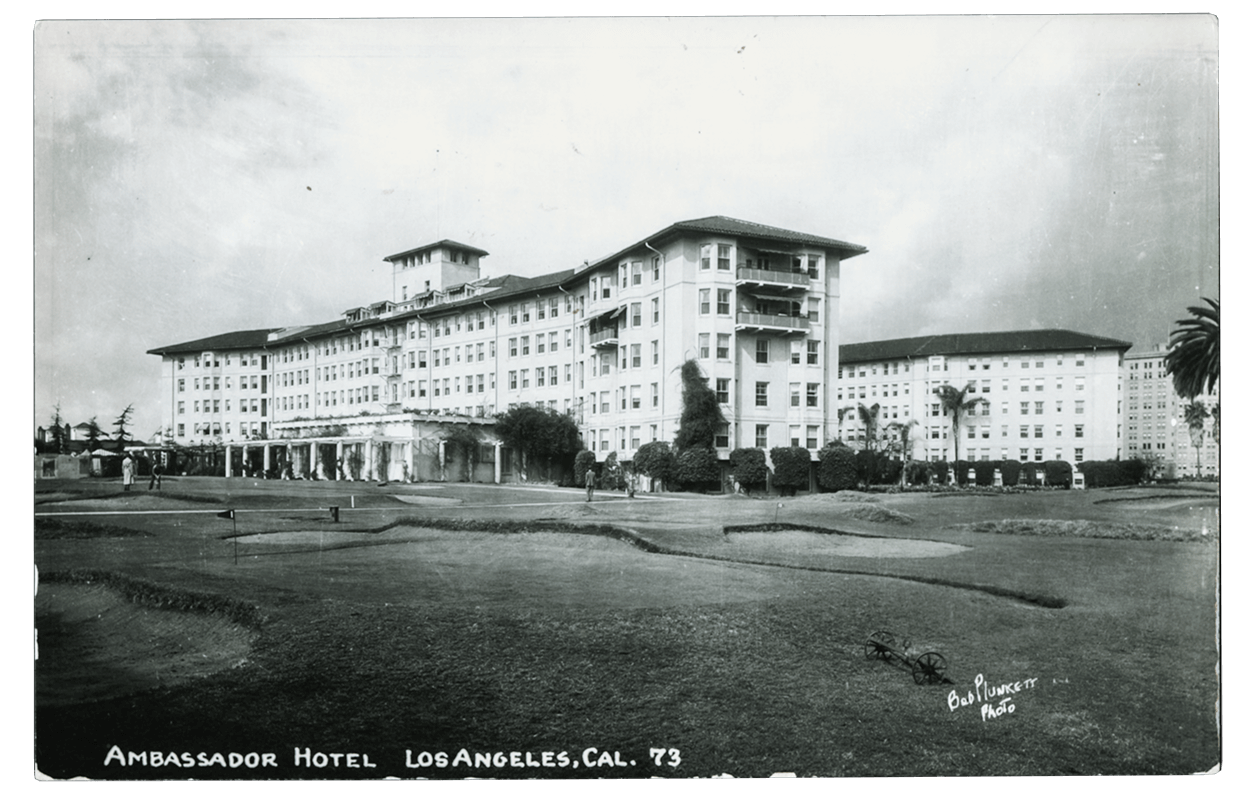 Vintage Los Angeles Ambassador Hotel project, 1957