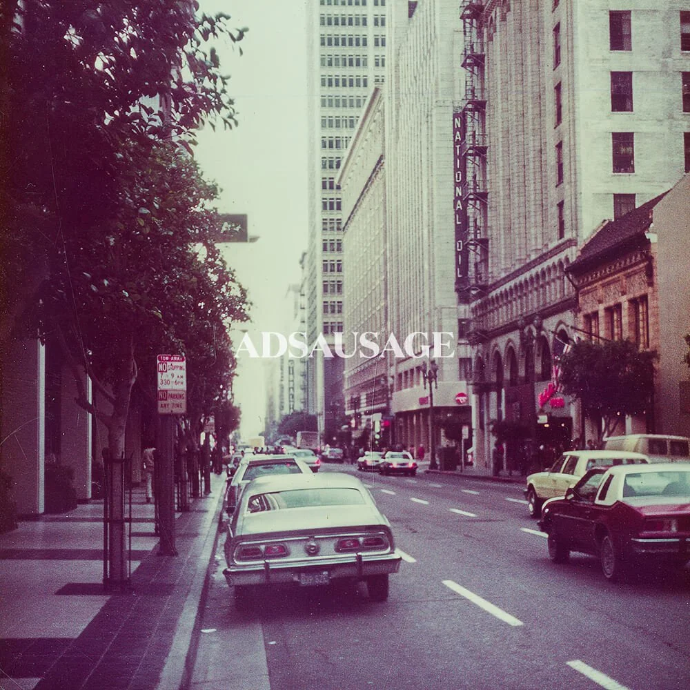 Vintage Los Angeles photo of downtown Los Angeles