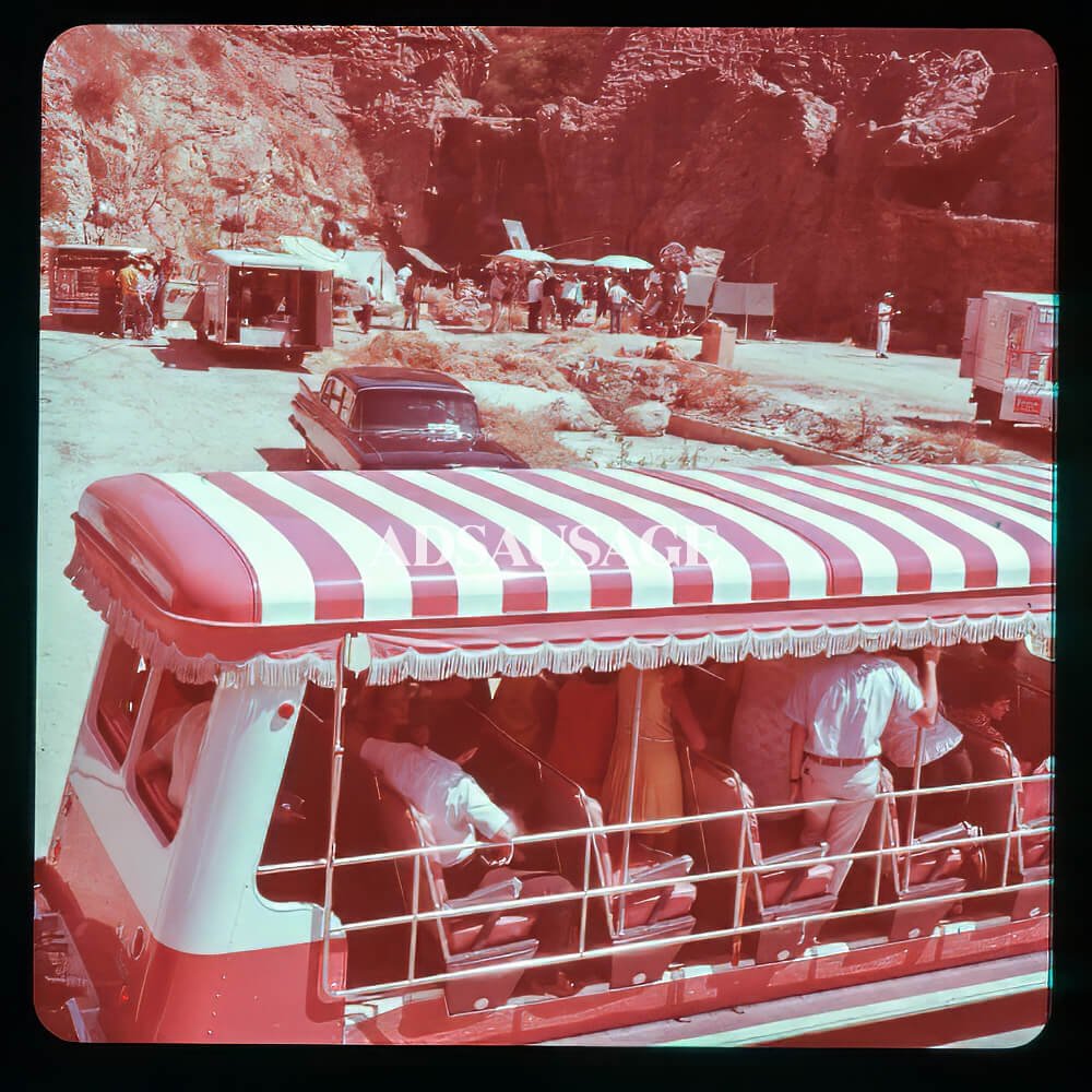 Vintage slide of Universal Studios 1967