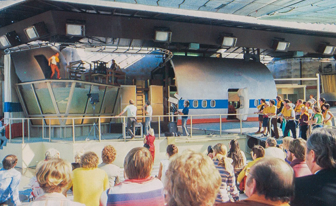 Vintage postcard of Universal Studios 