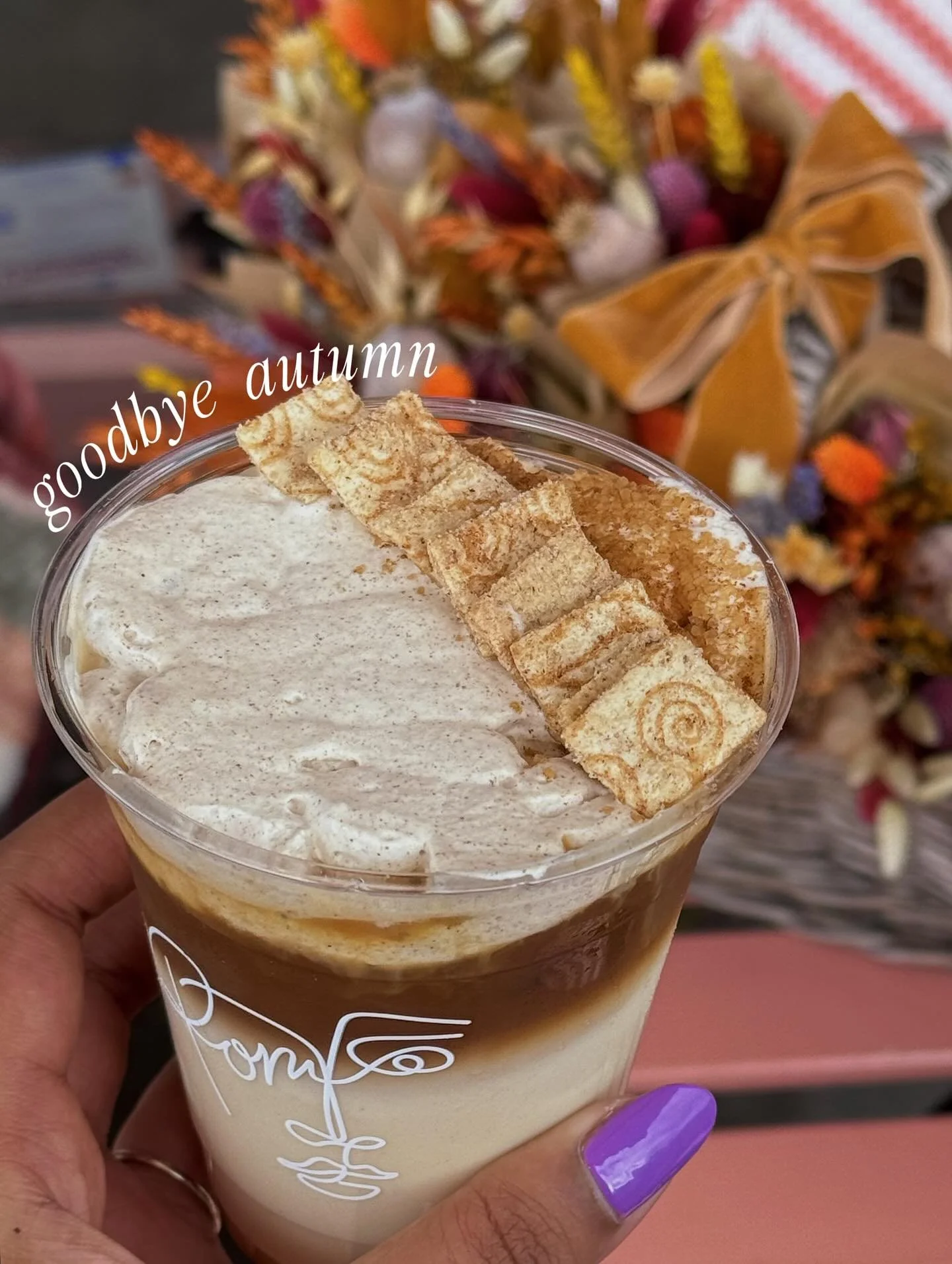 This Autumn has GENUINELY been our fave yet 🥹🩷

Thanks so so much to everyone who joined in with our silliness. Couldn&rsquo;t leave her behind without a lil dumpy dump..

1. Cinnamon Toast Latte - most popular Autumn spesh ever?! 
2. 2nd year of C