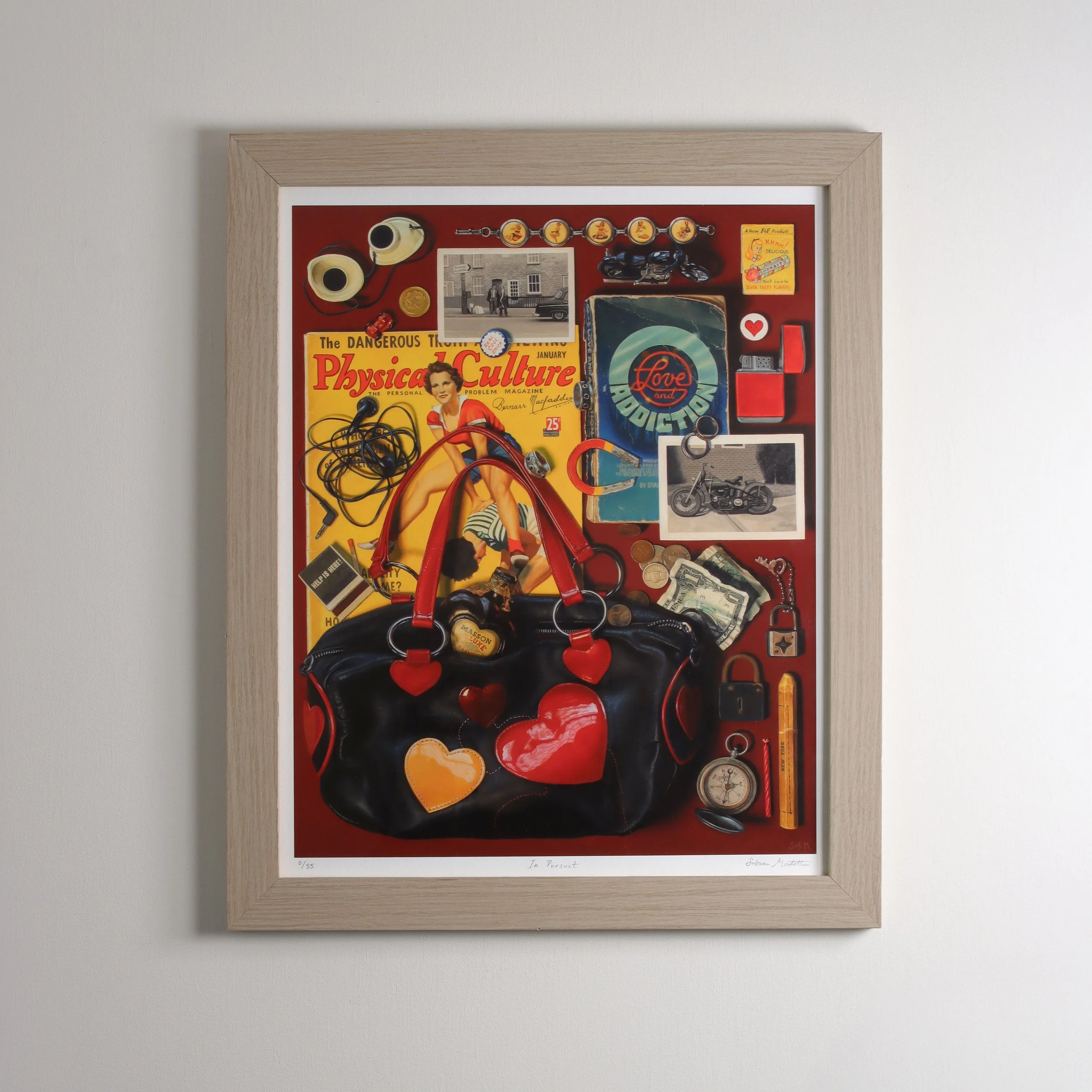 In Pursuit 12x15 framed on white wall.jpg