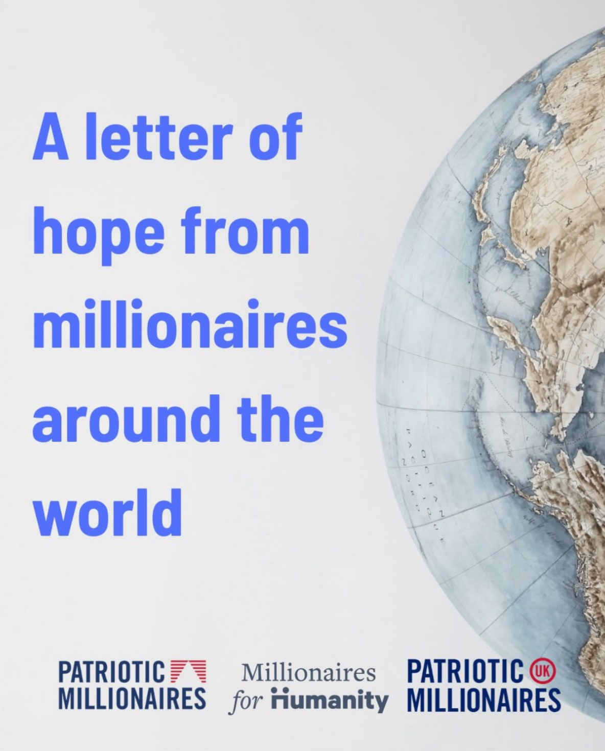 A letter of hope from millionaires around the world
