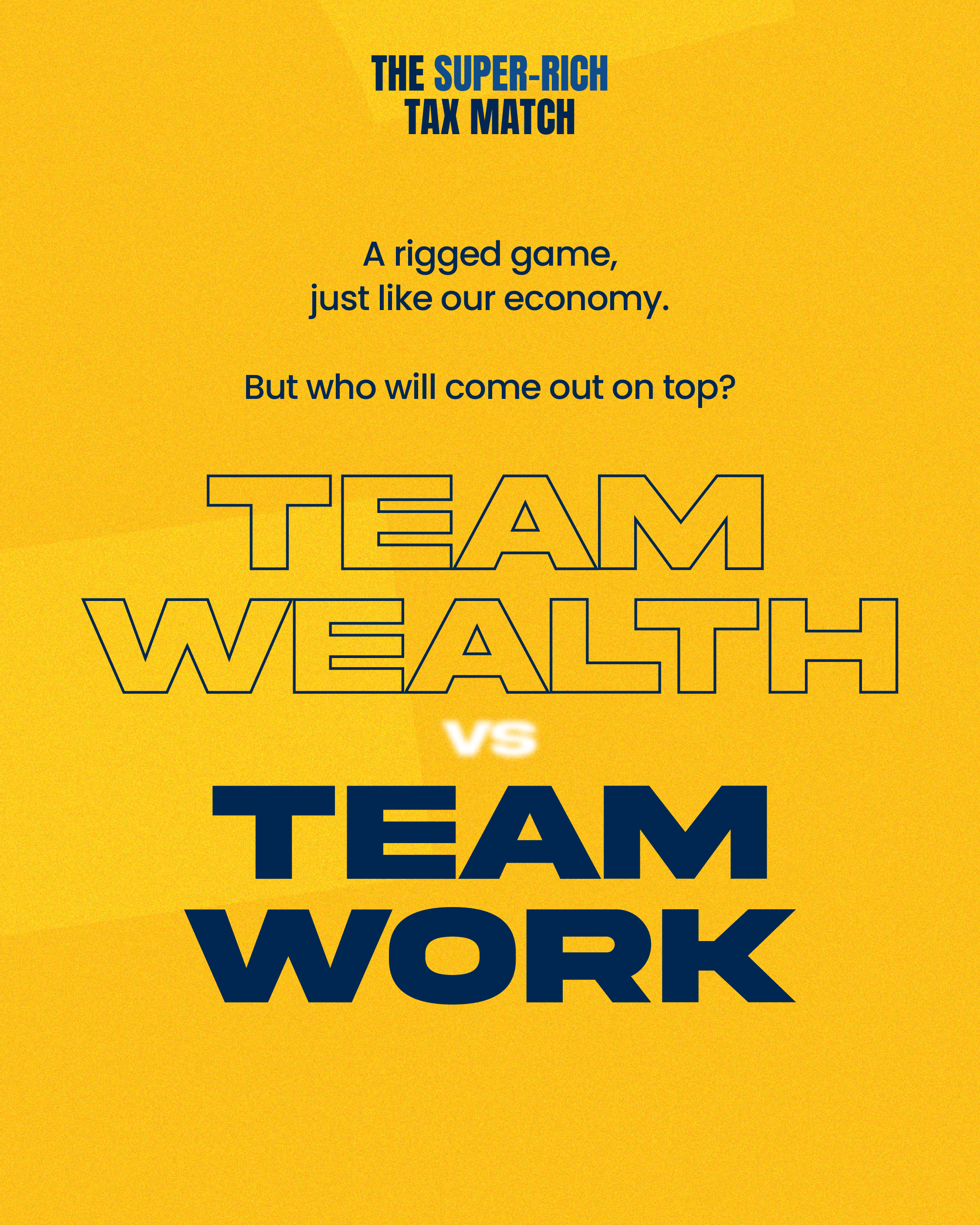 Millionaires and stars line up at Super-Rich Tax Match to tell Chancellor: "Tax extreme wealth"