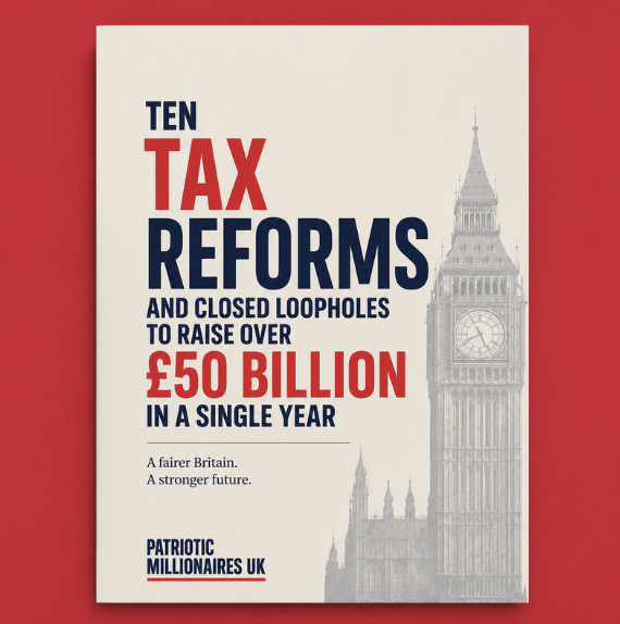 Ten tax reforms and closed loopholes to raise over £50 billion in a single year