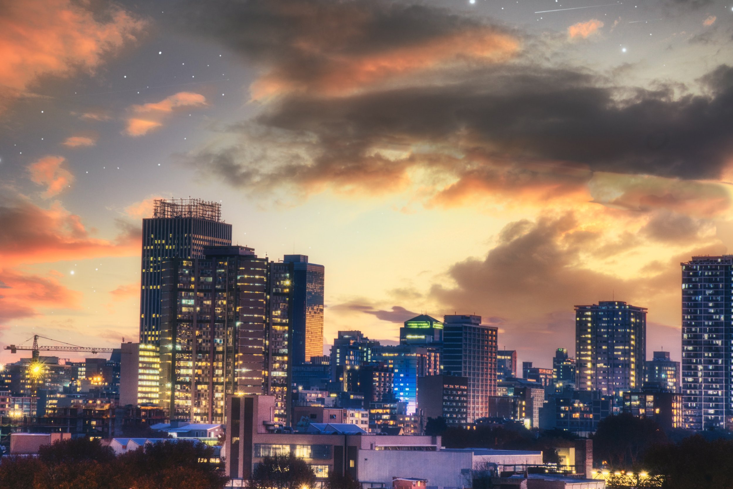 The Joburg nights, Johannesburg