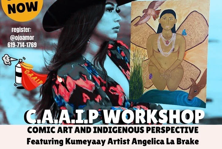 📢 📢 📢 Please join us this Friday, 6/28 from 4pm-7pm for a FREE Art Workshop and learn from Local Artists @ojoamor @dentloktattooarts @misuenitoss @somegirlonearthh @bychriscarson and Featuring Kumeyaay Artist @angelicalabrake 🎨🖌️🎨🖌️🎨🖌️

This