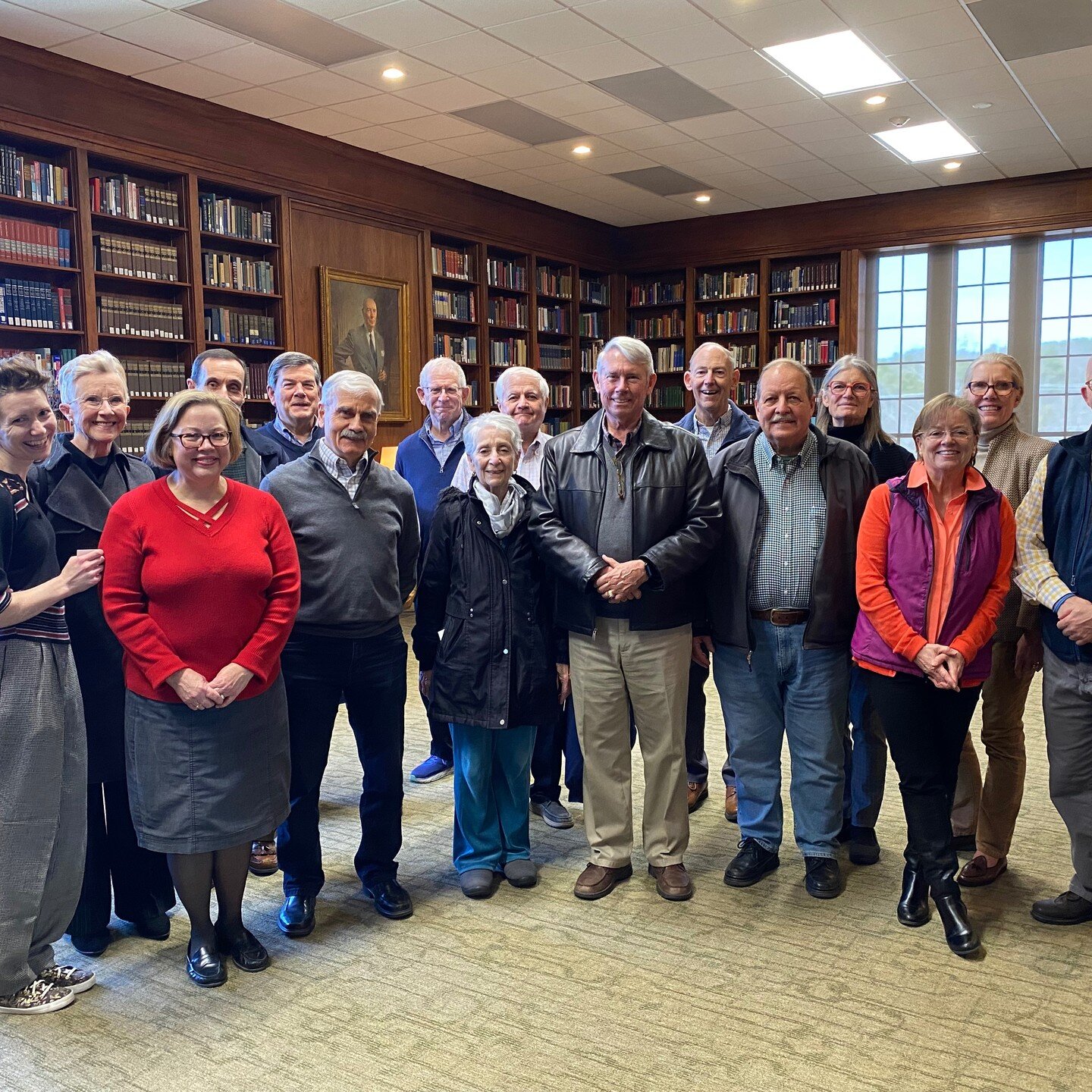 Field trip! Last week, Dodona Manor&rsquo;s Docent and Volunteer team departed bright and early for a special destination: the George C. Marshall Foundation Library and @virginia_military_institute in Lexington, VA.
&nbsp;
Library Director @melissasl