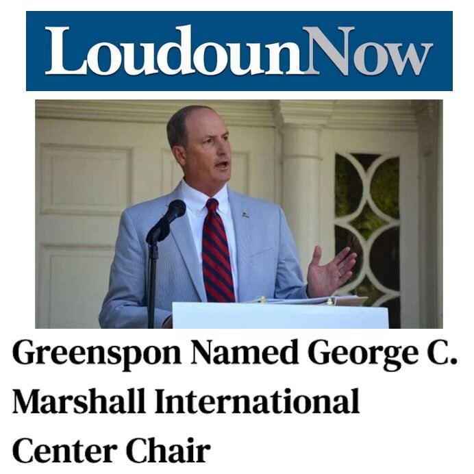 We are pleased to announce that the Board of Directors of the George C. Marshall International Center has selected Thomas &ldquo;Tom&rdquo; Greenspon to serve as its chairman for the next three years. The Board of Directors also welcomed Andrew Board