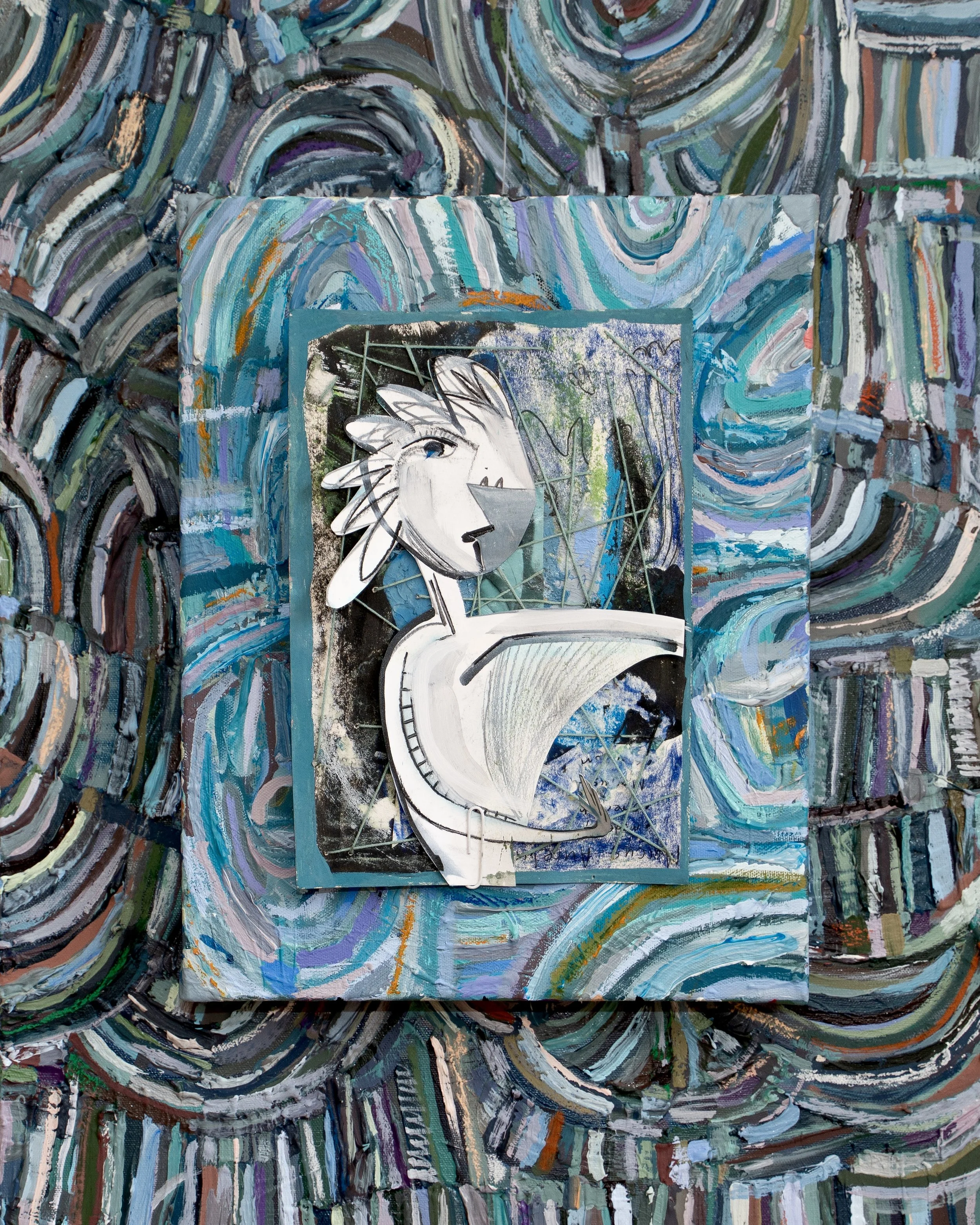 I see the shallow water infinite before me