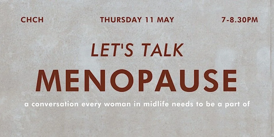 Let's Talk Menopause was sellout! More events coming soon.