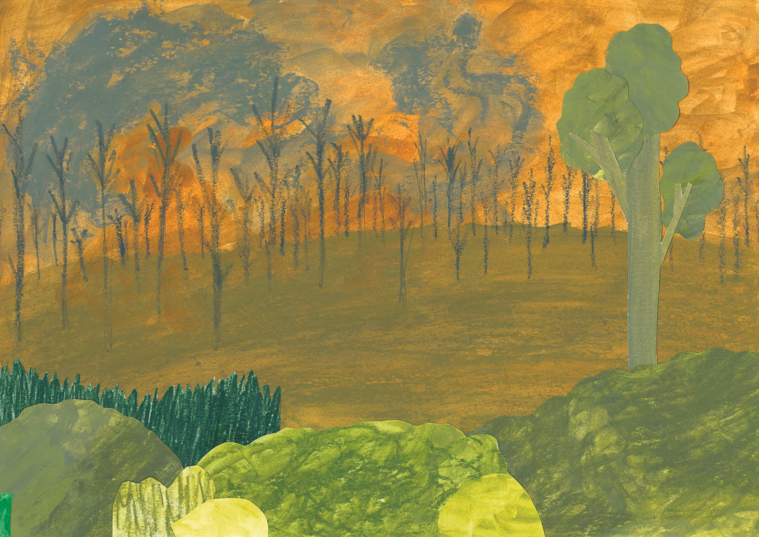 1,5 e o azul torna-se laranja