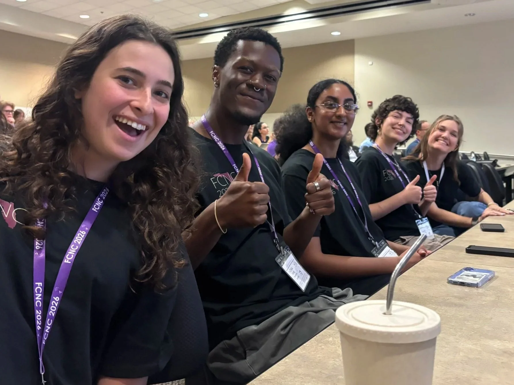Riddle and Varela Lab Undergrads helped plan FCNC 2026