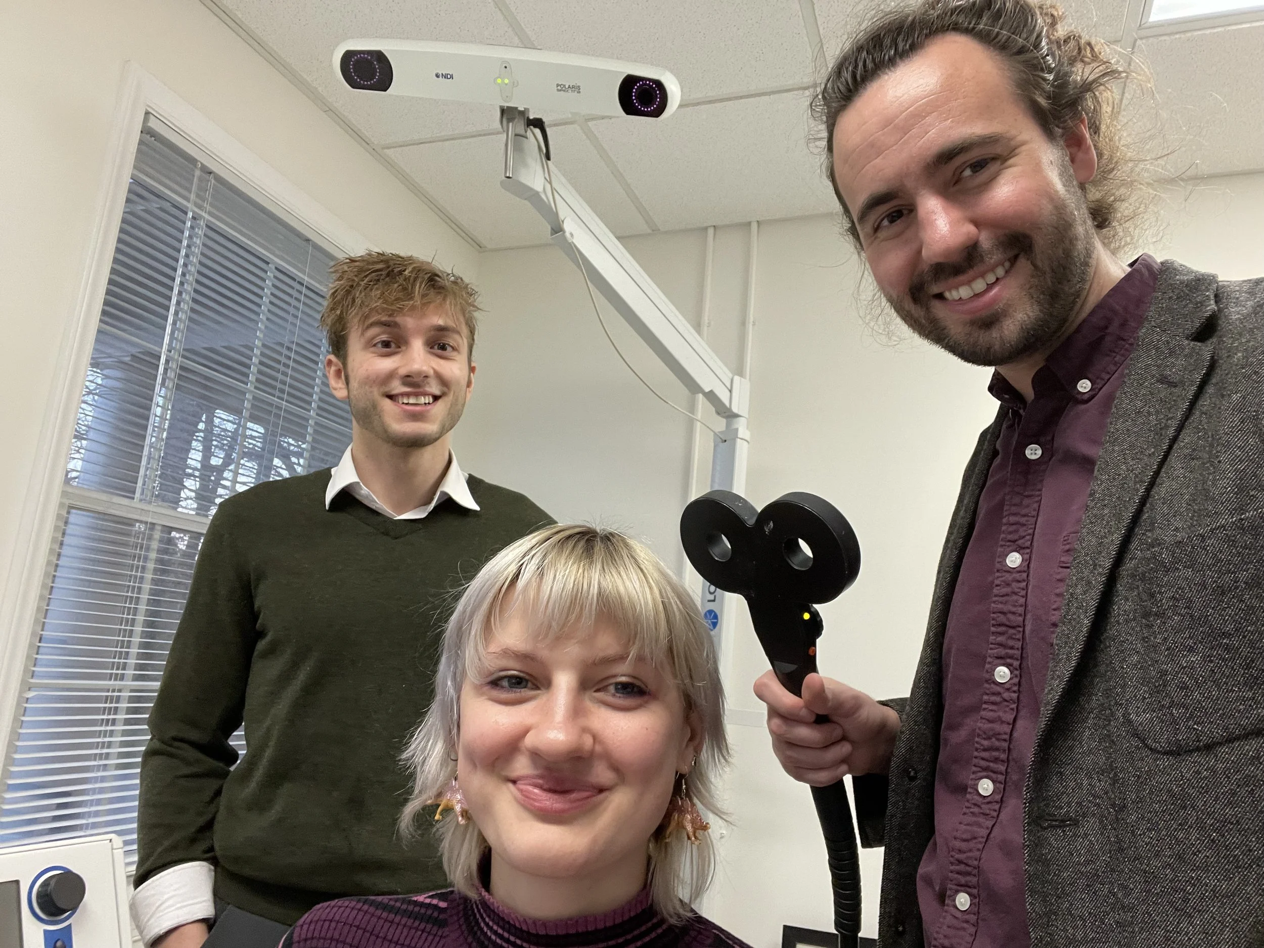 TMS training in the Frohlich Lab at UNC Chapel Hill Summer 2023