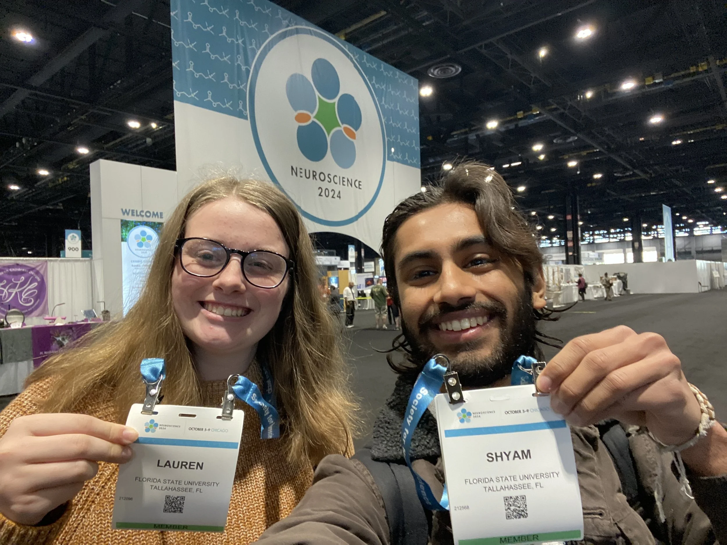 Lauren & Shyam go to the Society for Neuroscience 2024!