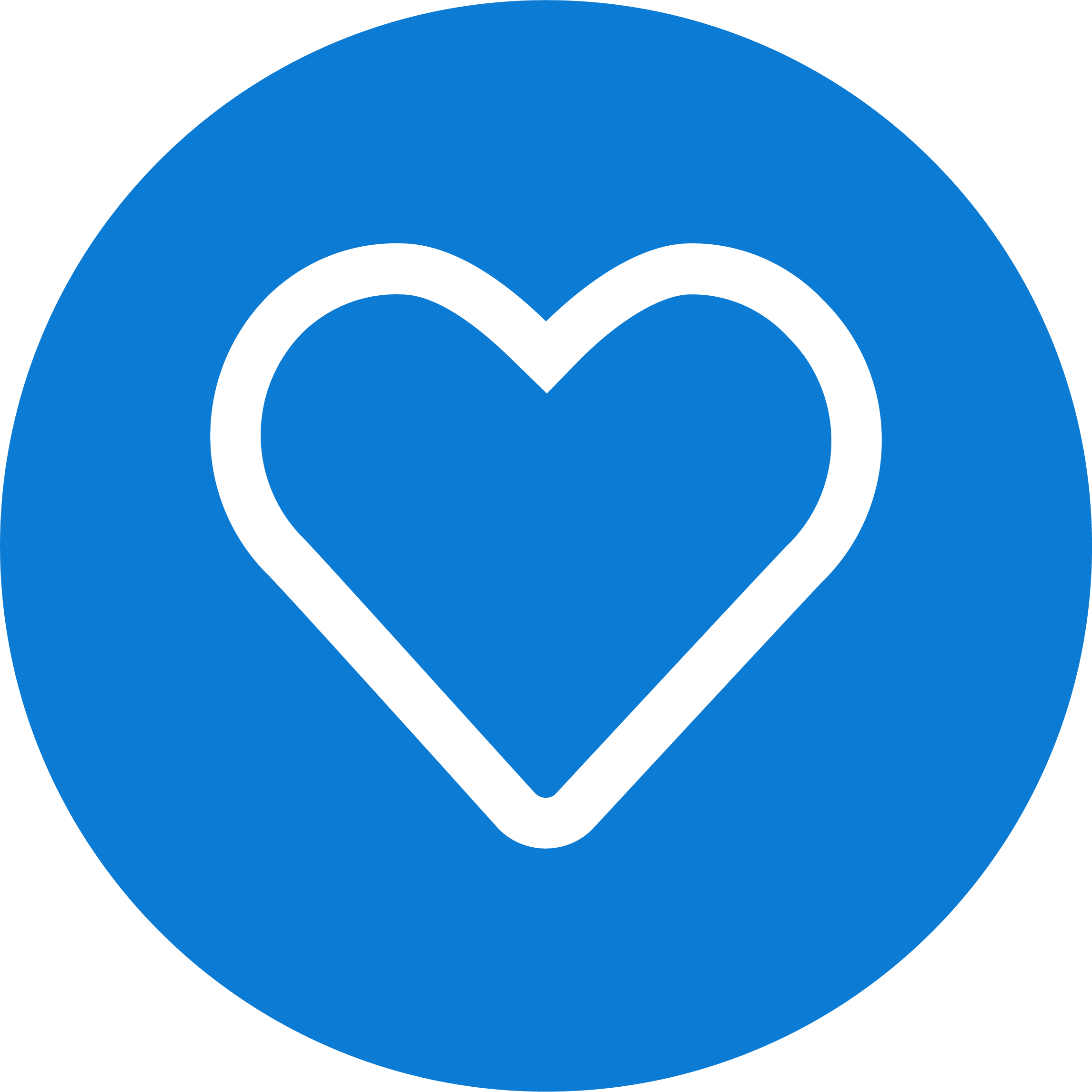 A white globe icon inside a blue circle, representing the internet or global connectivity.