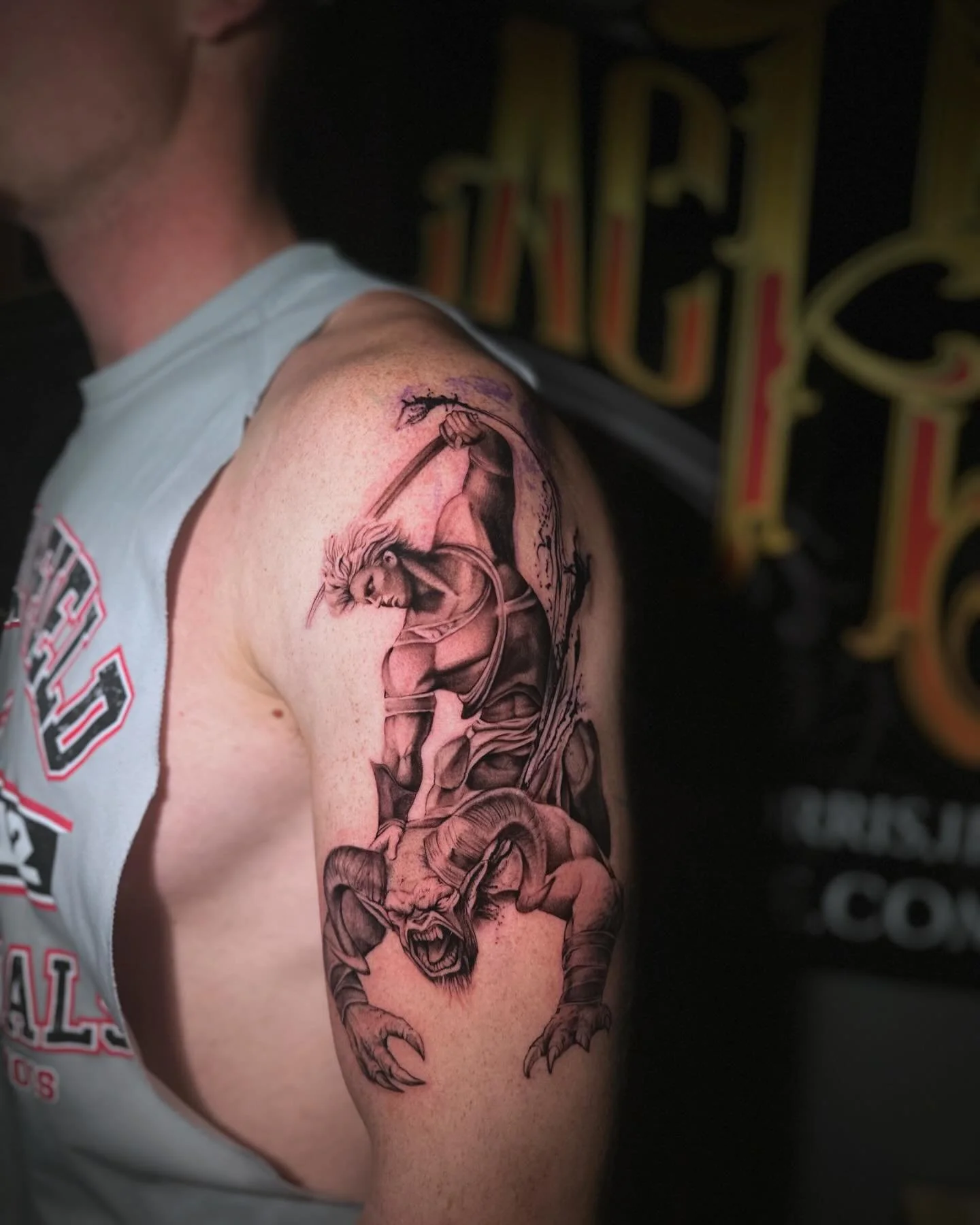 The metaphor of a someone becoming a man and slaying the beast or dragon, is about facing the internal and external challenges that shape us into stronger, more capable versions of ourselves. It&rsquo;s about the journey of overcoming fear, doubt, an