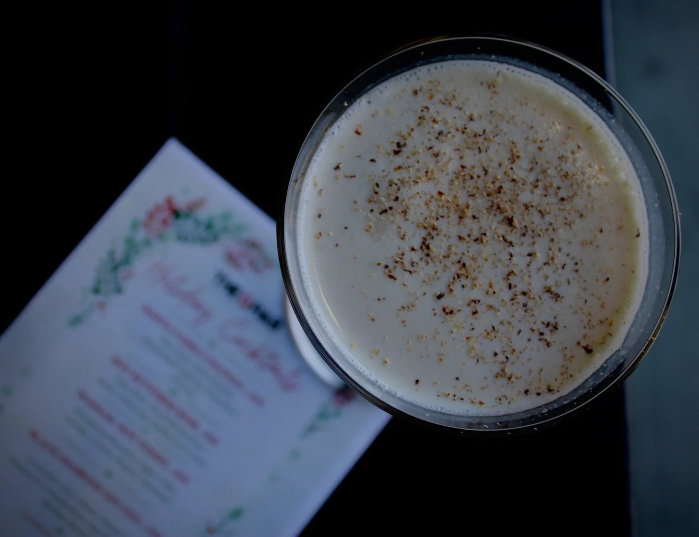 The holidays taste like this. 🤍 ✨ 

House-made eggnog with Pilar Rum (@papaspilar ), Hine Brandy (@hinecognacs ), cinnamon &amp; nutmeg.
Smooth, rich, and dangerously drinkable.

Now featuring on our holiday cocktail menu &bull; $16

#NapaBars #Down
