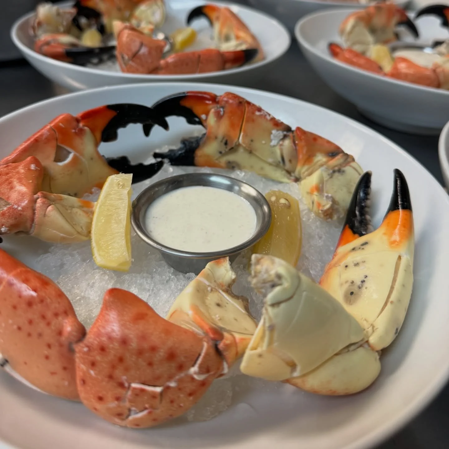 A weekend treat worth savoring 🦀✨

Our Stone Crab Claws are here &mdash; sweet, delicate, and perfectly chilled.
Limited quantities available this weekend.

Pair with a craft cocktail or glass of wine and unwind with us. 🍷

⏰ Open until 8pm Sun-Thu