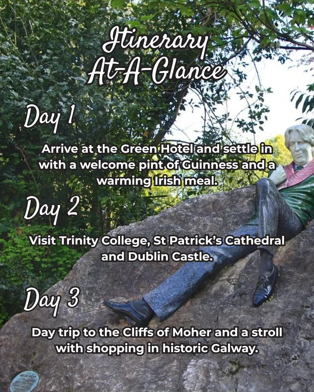 Calling all book-loving mamas! 💚

Our February moms-only journey to Ireland is a love letter to literature, friendship, and adventure.

From cozy caf&eacute;s to castle libraries, this itinerary is filled with stories waiting to be told. Tap to see 