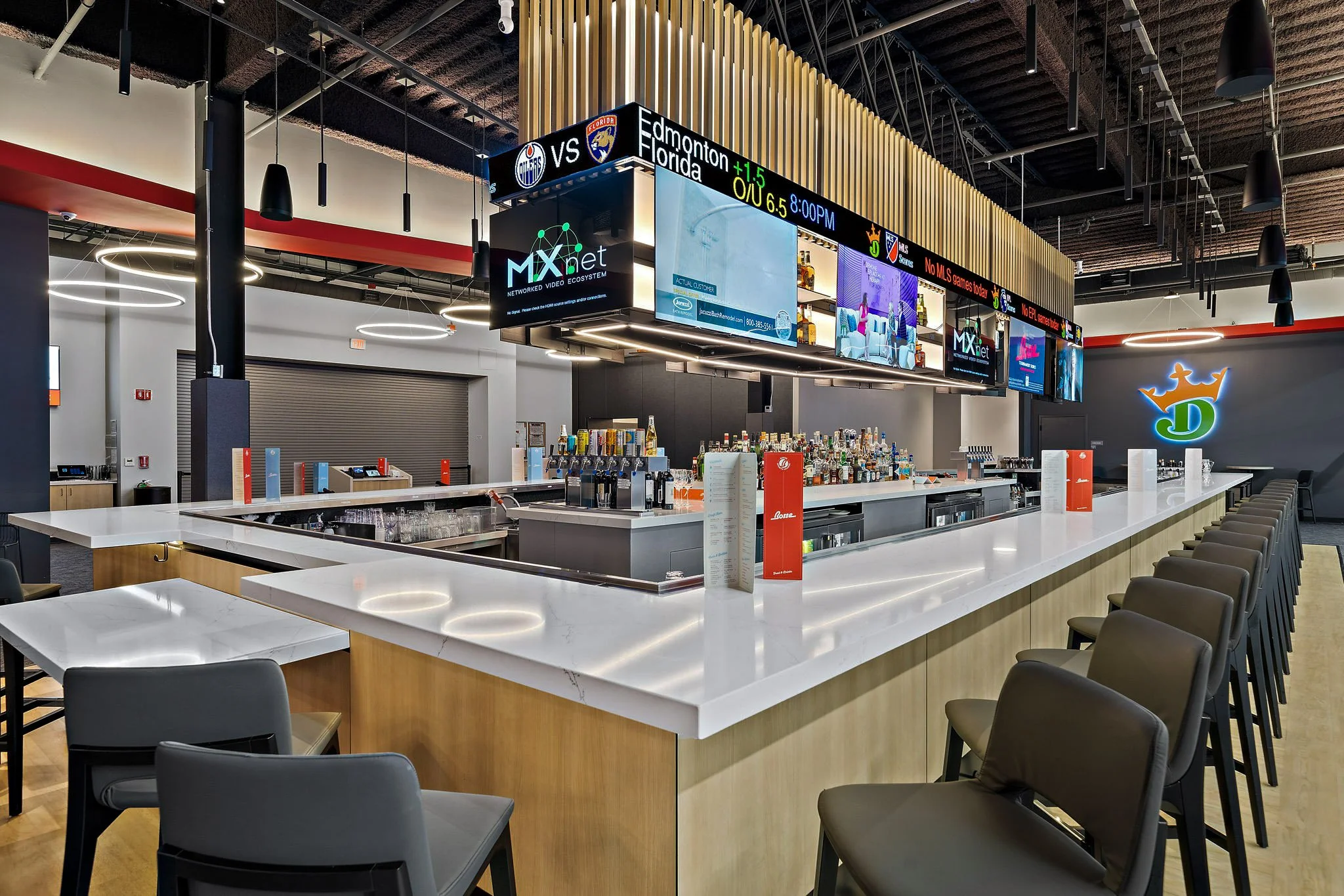 Bosse pickleball facility and sports bar by S3 Design