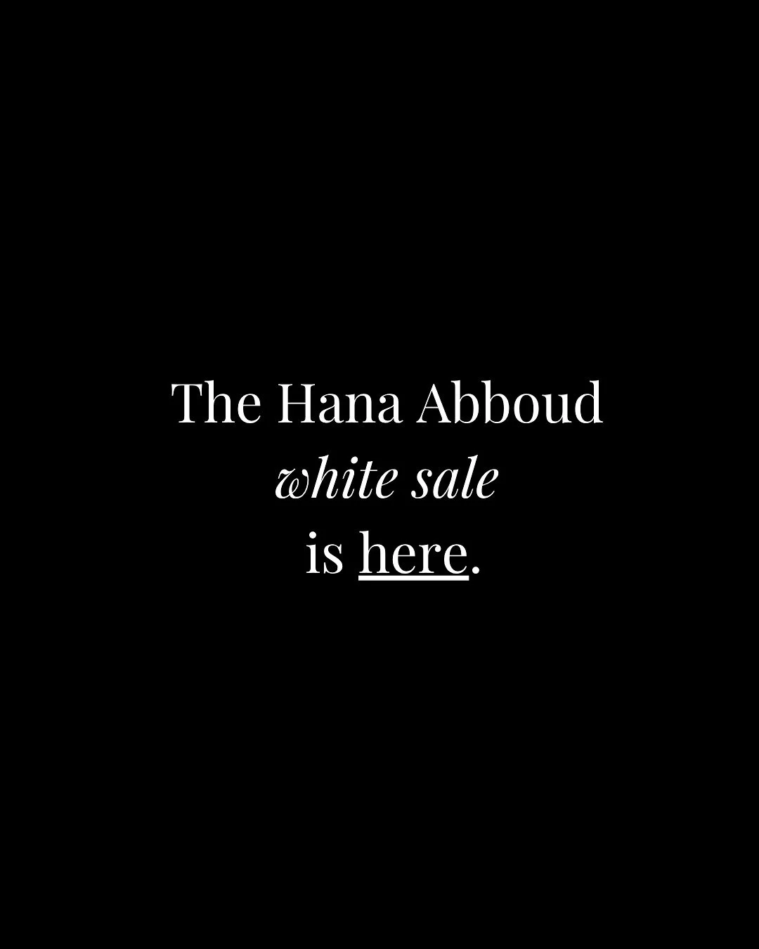 The White Sale is HERE! 🤍✨ dresses starring at $200, additional discounts on tons of dresses AND 25% off special Sareh Nouri pieces; the bridal sale of your dreams is BACK!