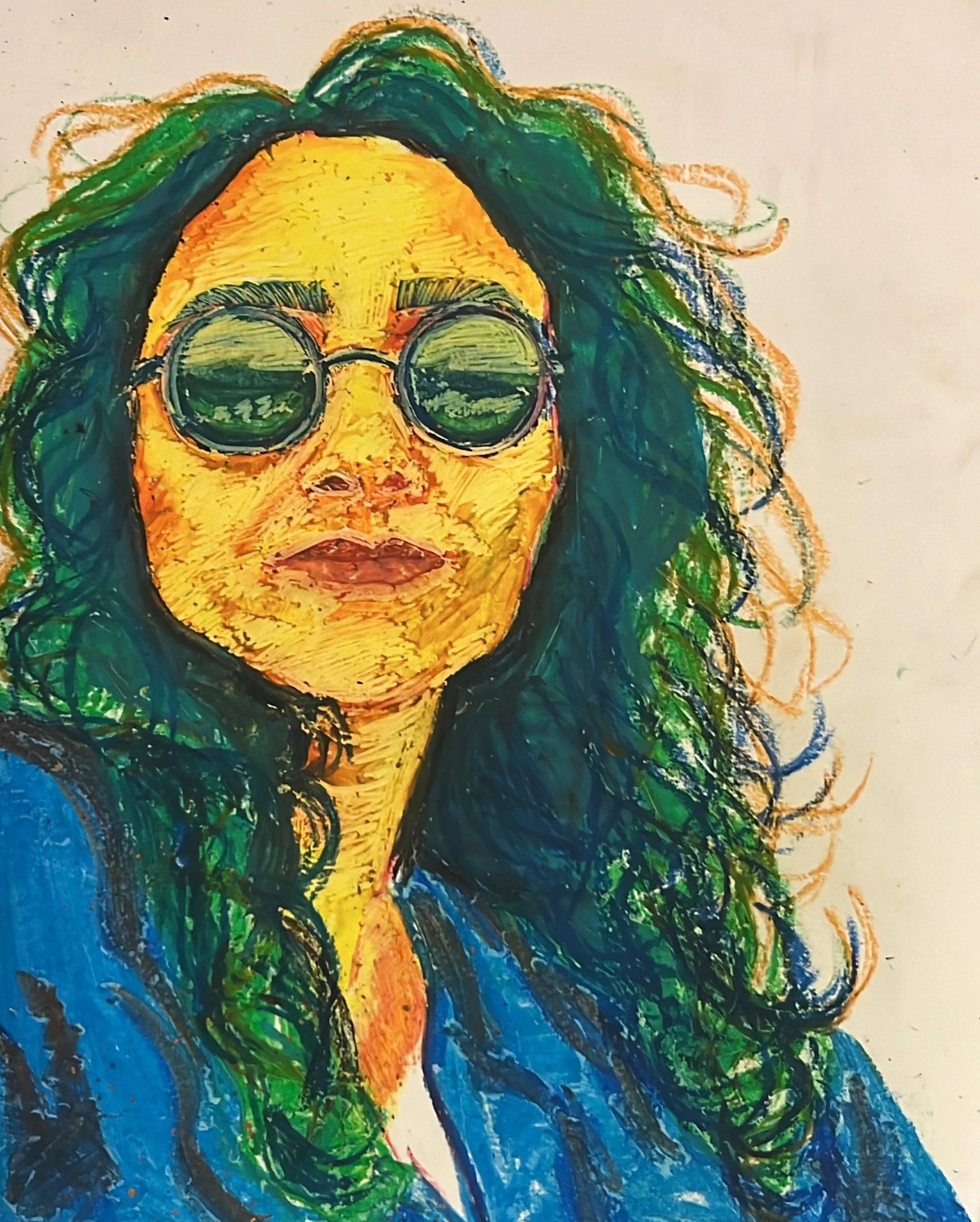 Oil pastels on paper 2022