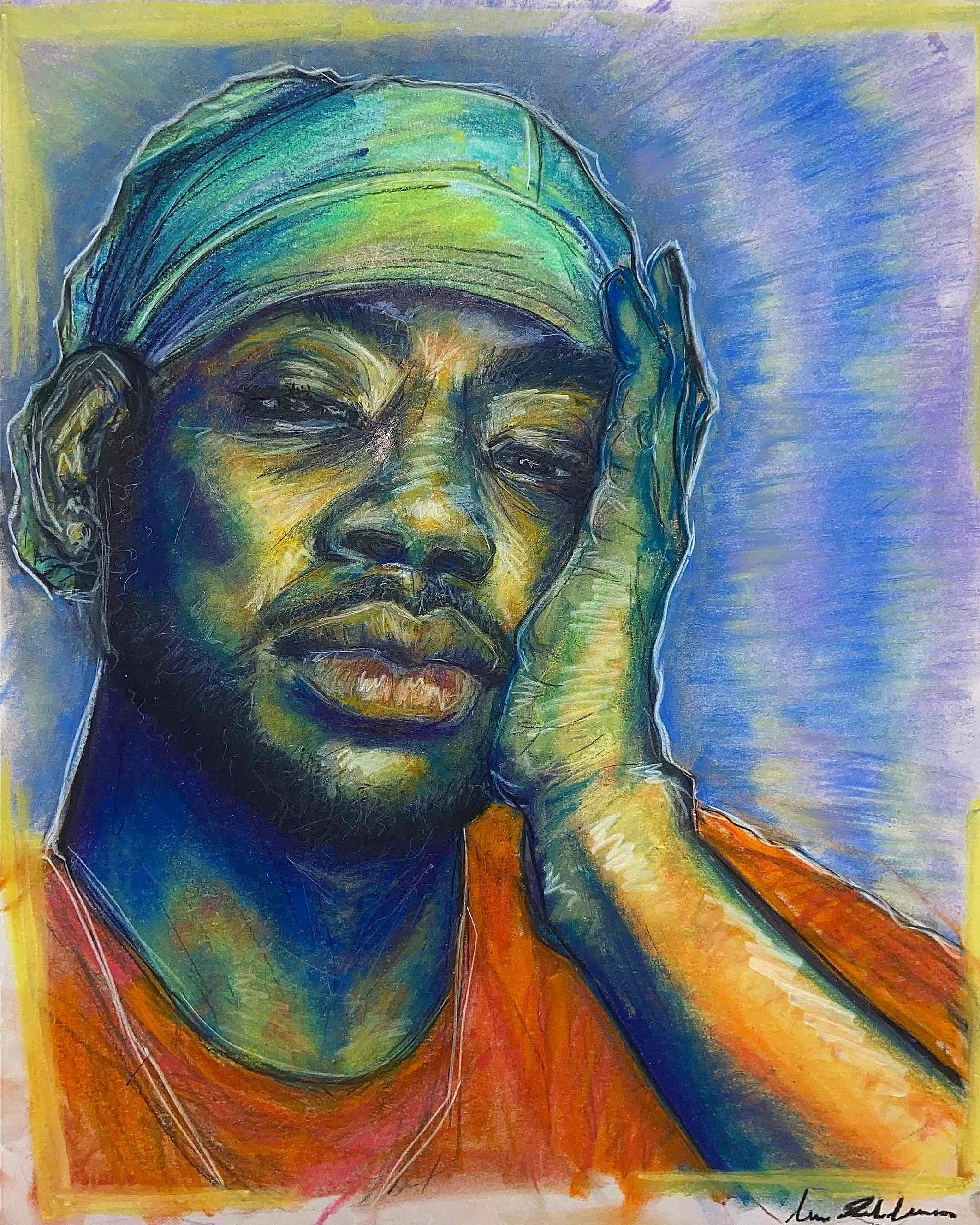 Chalk pastel on paper 2020
