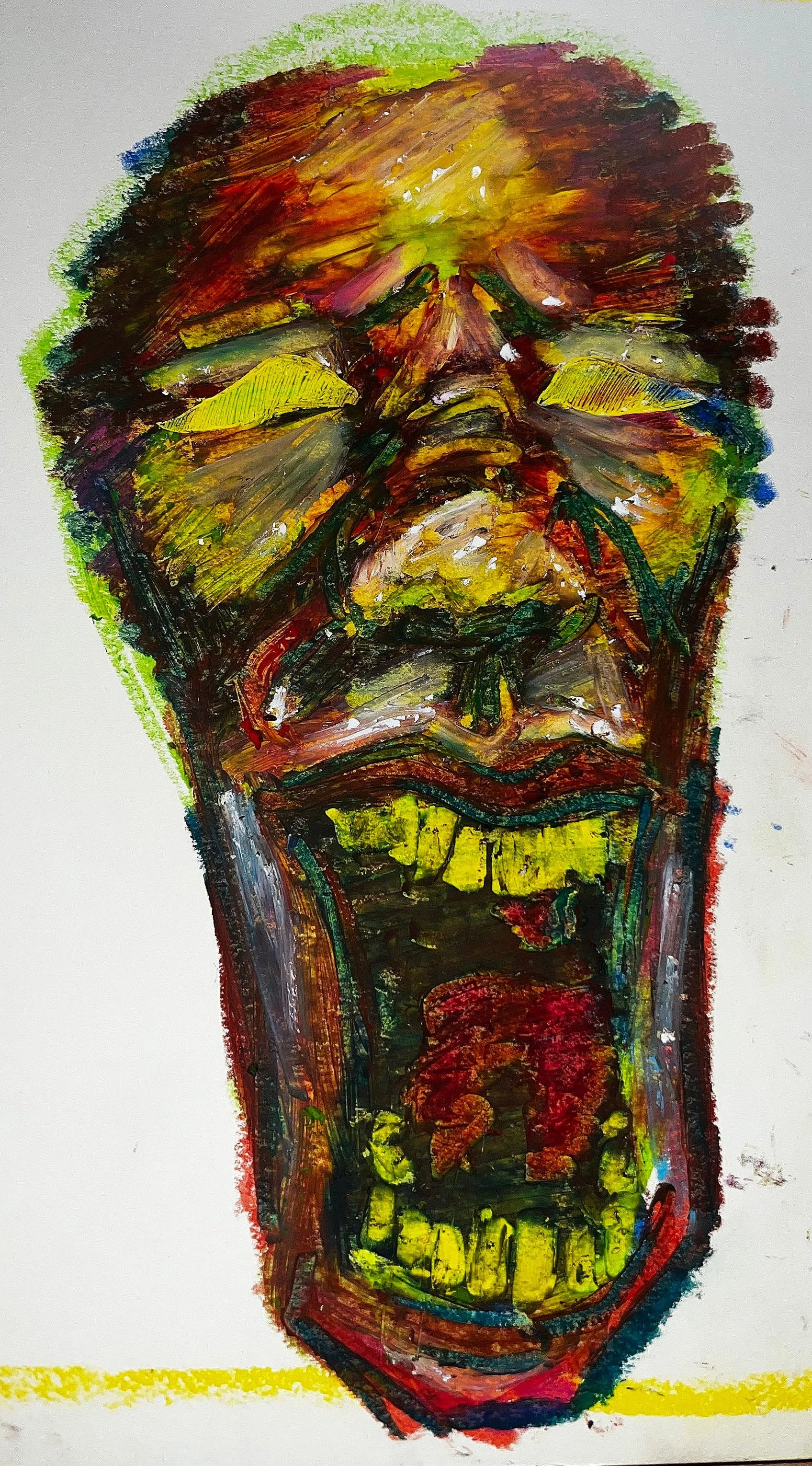 Oil pastel sketch 2022