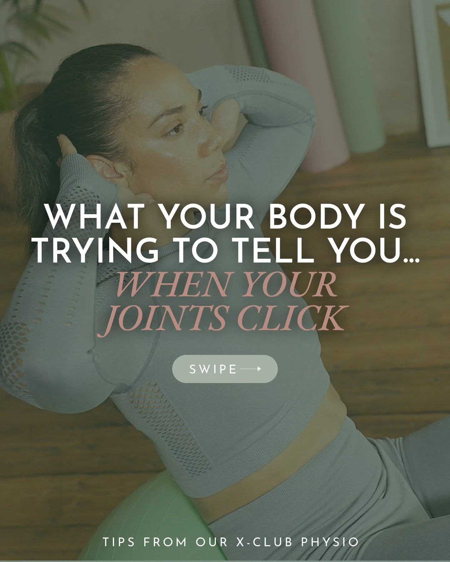 Clicking joints? 👂 

Sometimes it&rsquo;s normal. Sometimes it&rsquo;s feedback. 

If clicking comes with pain, instability, or loss of confidence &mdash; your body is asking for help. 

That&rsquo;s where our X-Club Physiotherapist comes in. 

Trai