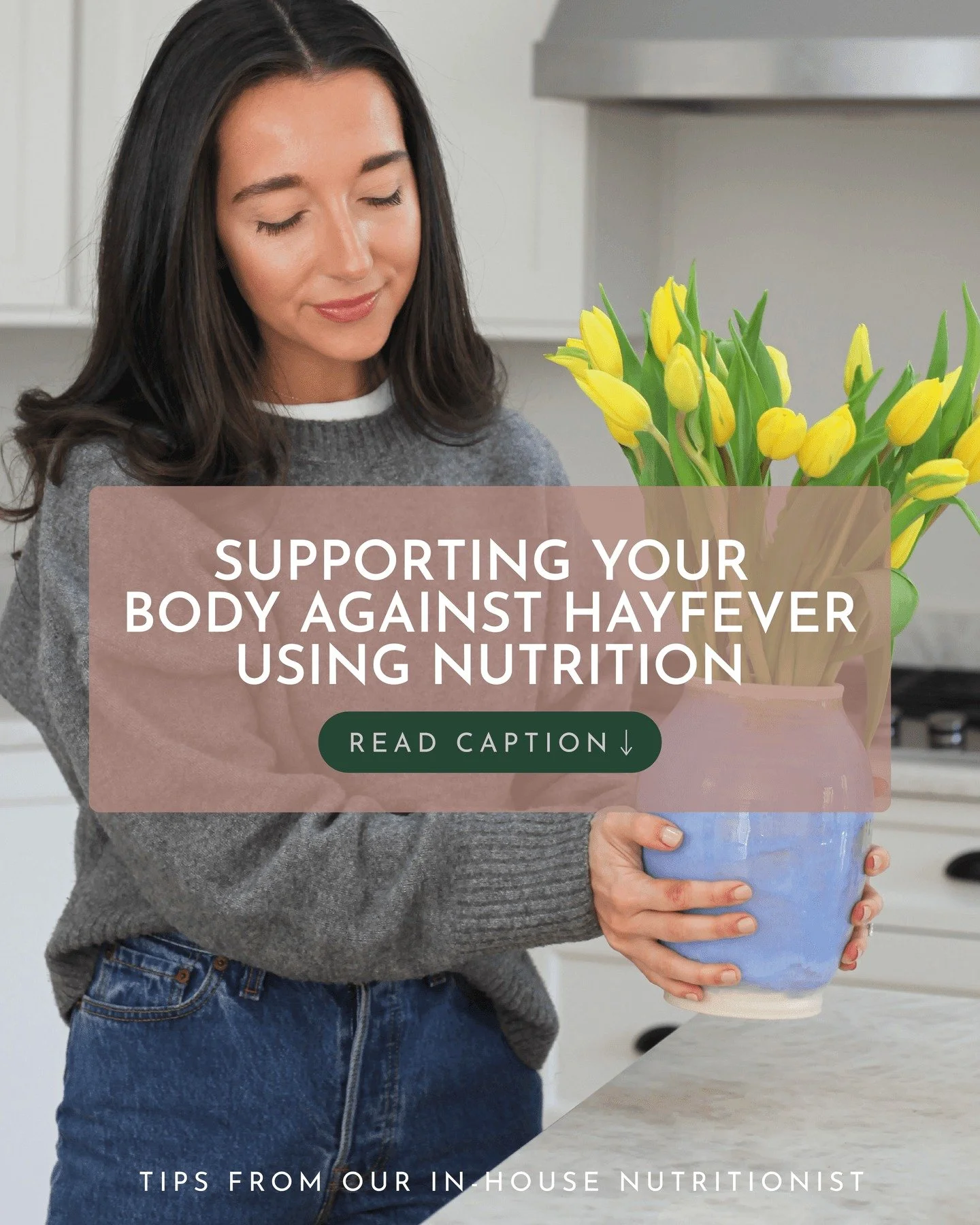 With longer days and flowers in bloom 🌷, hayfever season tends to follow close behind for many.

A few gentle ways to support your body through the season:

➡️ Vitamin C-rich foods (citrus, berries, kiwi, peppers) to help regulate histamine and supp