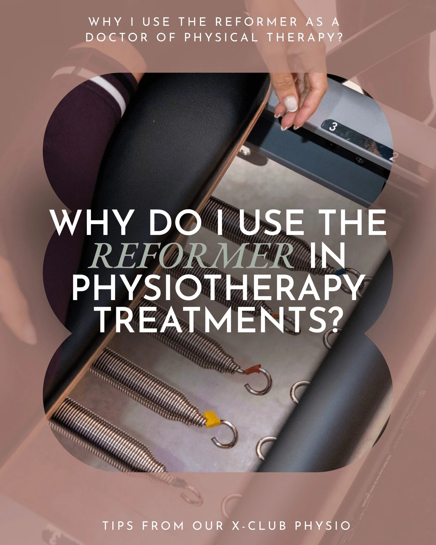 The reformer isn&rsquo;t just a Pilates tool, it is a way to apply key rehabilitation principles with precision. The reformer allows progressive loading, motor control, and symptom guided exercises to be integrated into one. 

By adjusting spring res