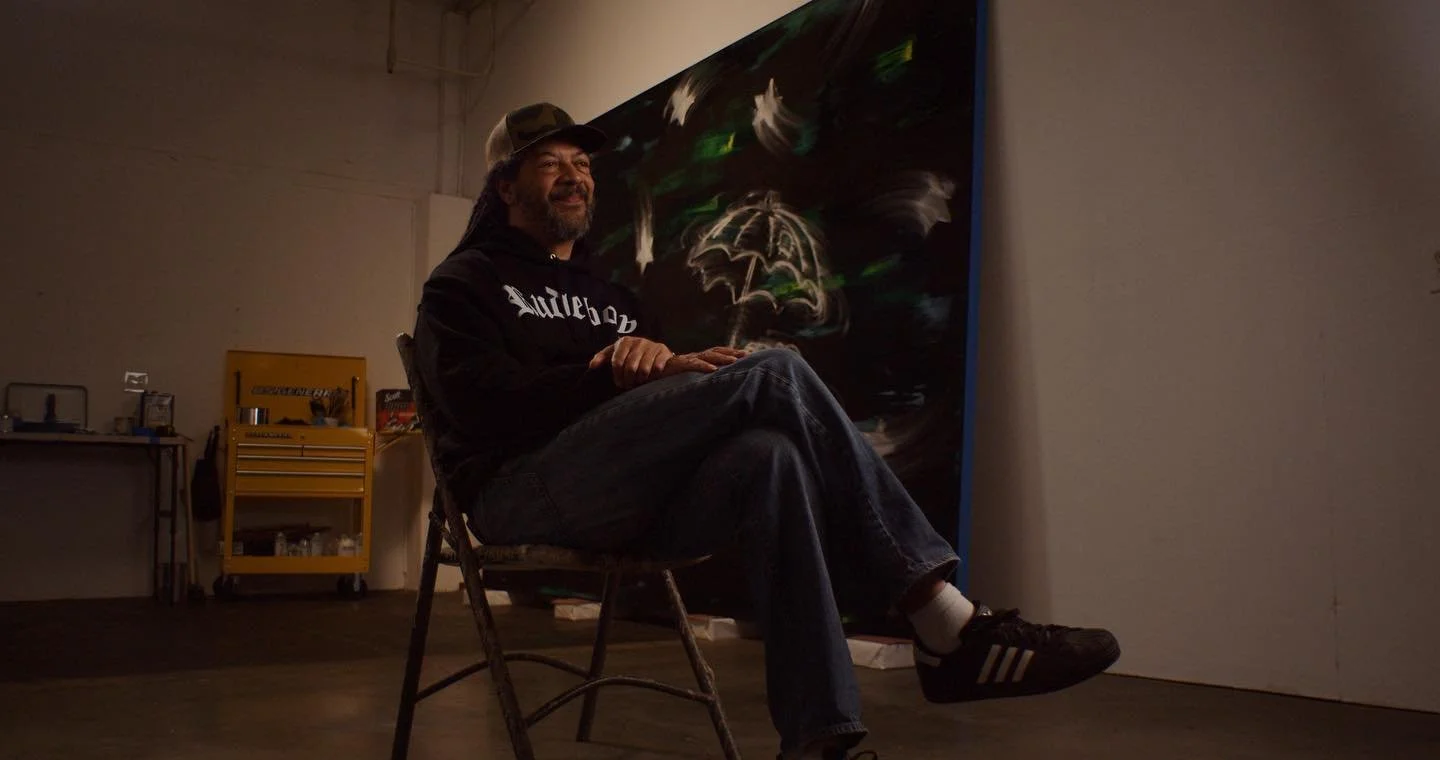 Always a pleasure working with @garysimmonsstudio. This time around, we were commissioned to produced a documentary in conjunction with the exhibition Gary Simmons: Public Enemy. From his studio in LA, to his site specific work in Chicago, we followe