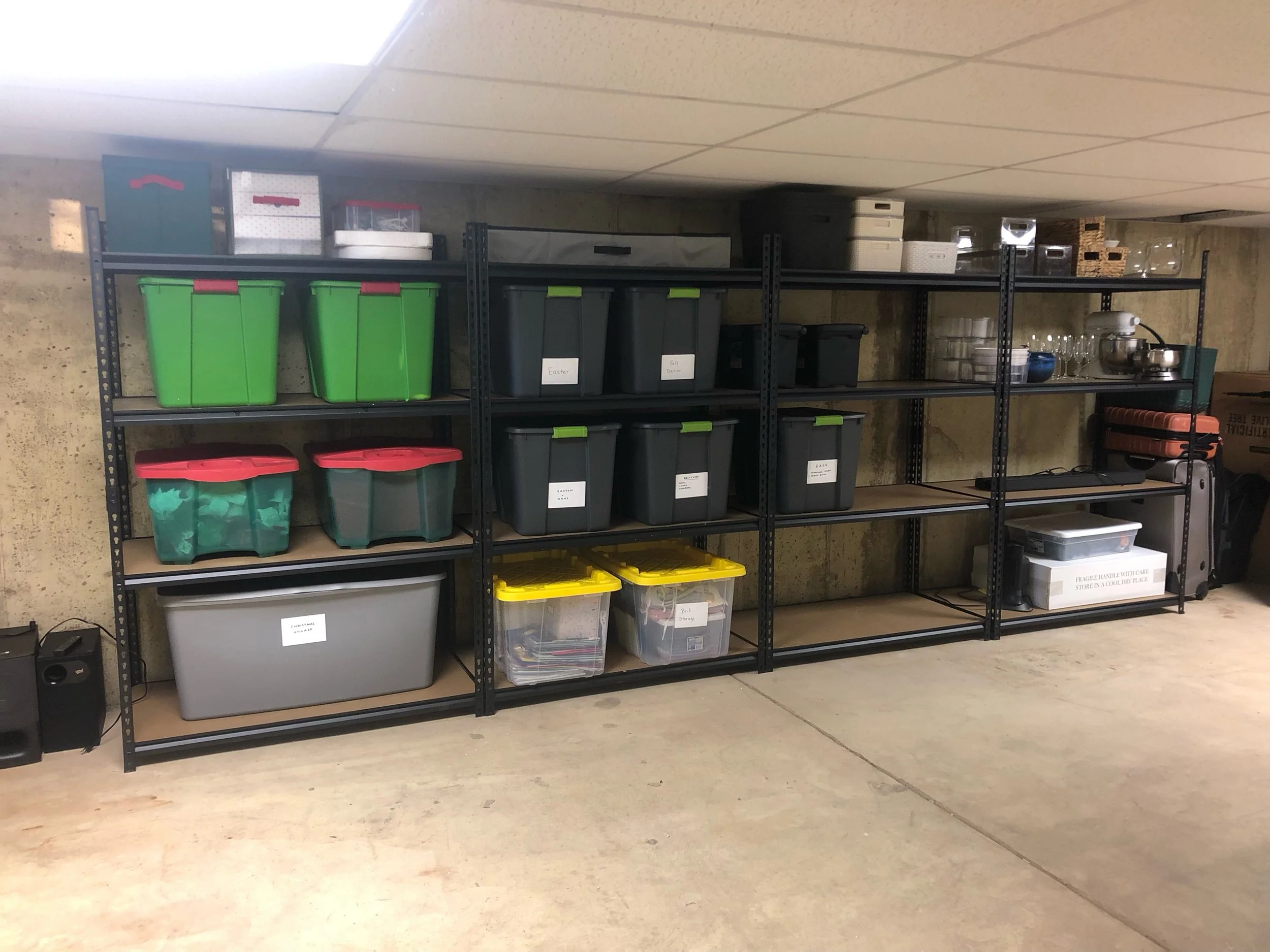 Basement Storage = After