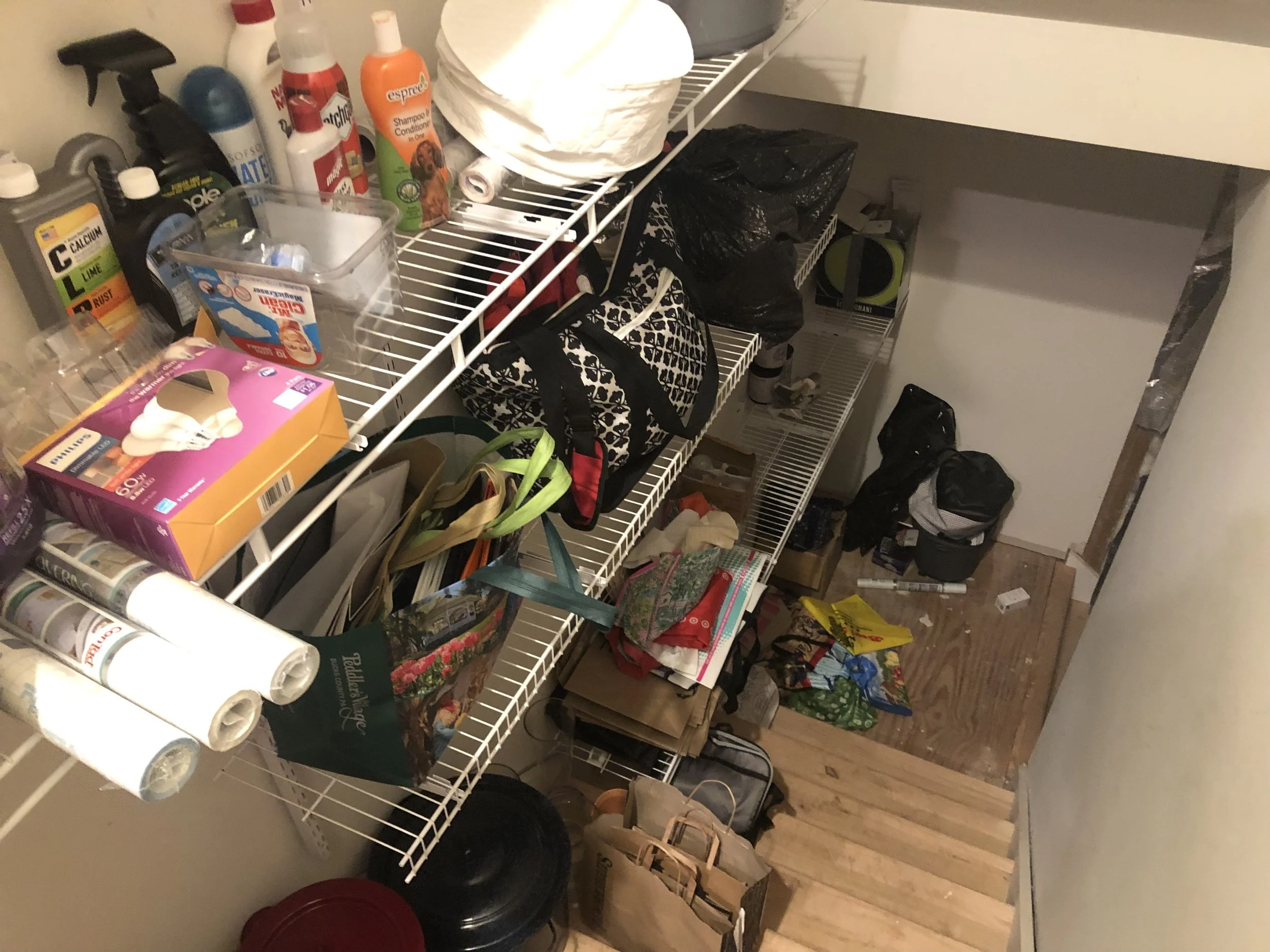 Basement Stairs = In Process