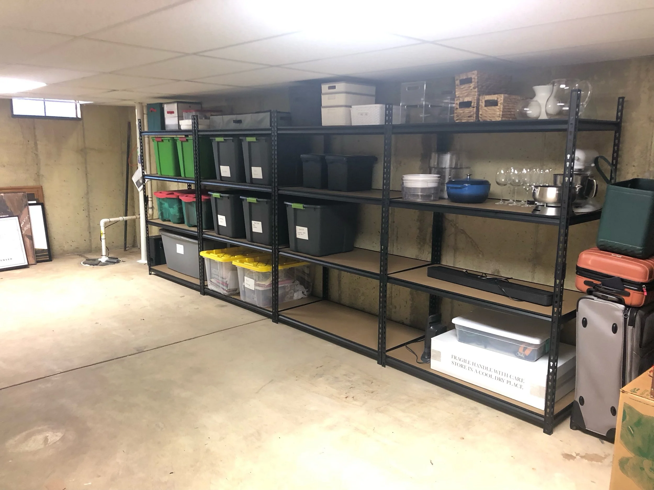 Basement Storage = After