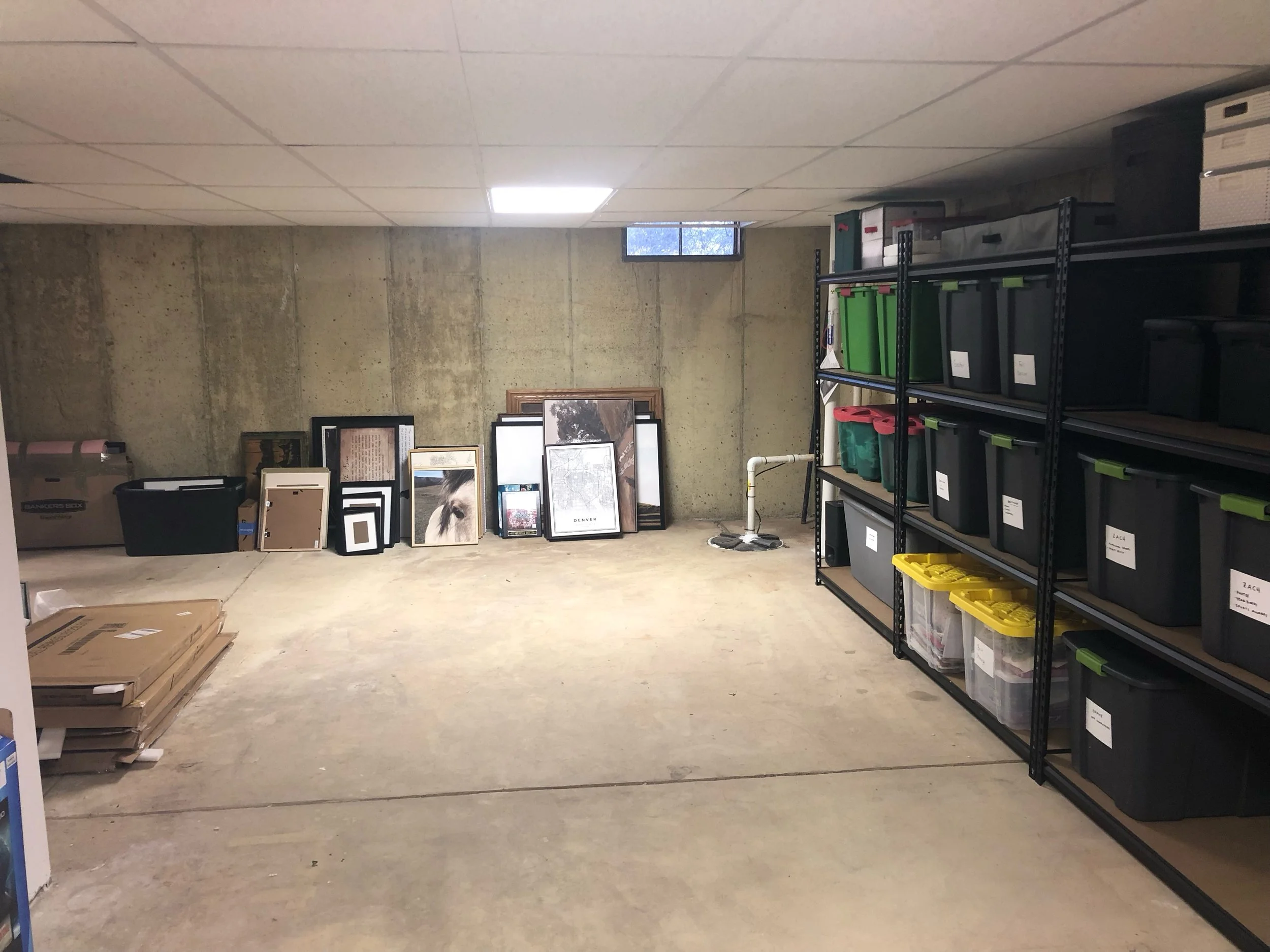 Basement Storage = After