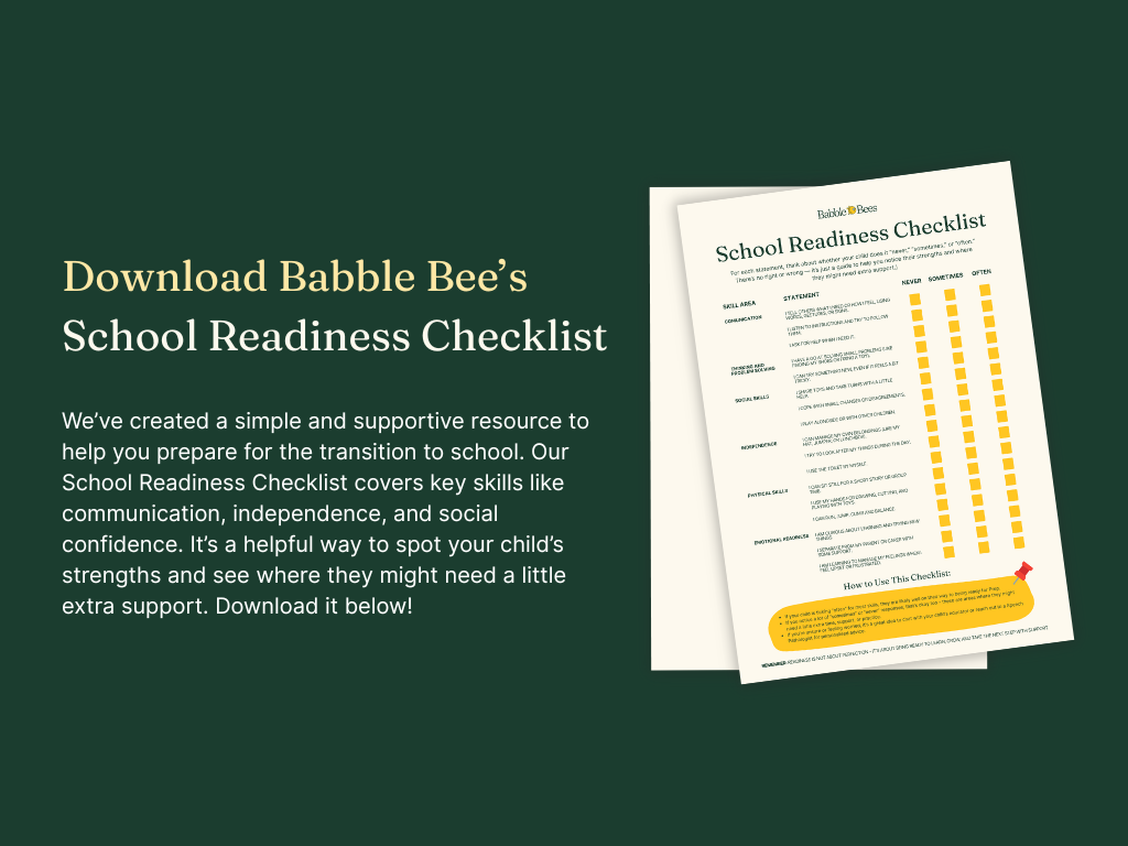 Is My Child Ready for School? A Simple Guide for Parents — Babble Bees ...
