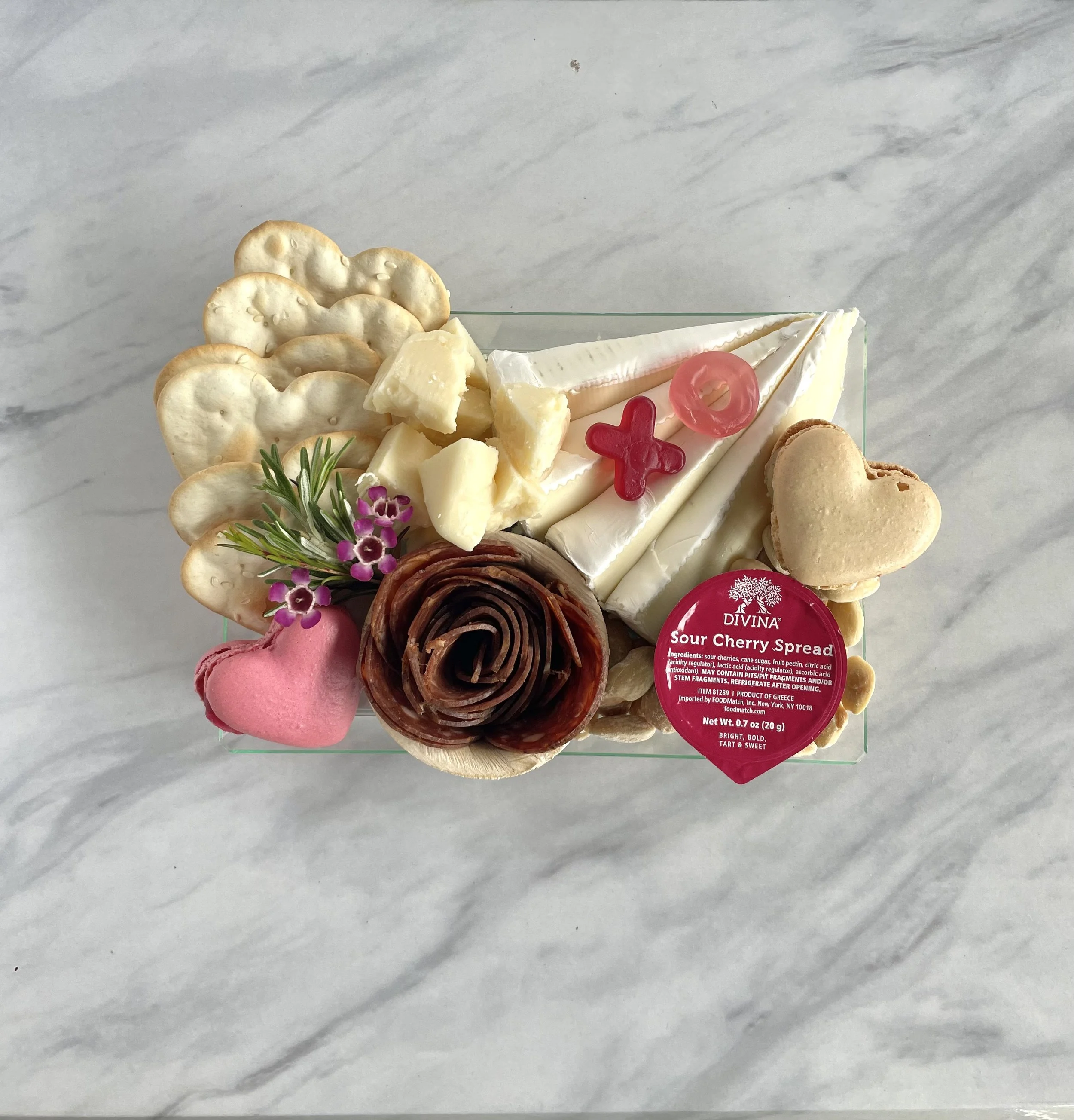 charcuterie and gifts for valentines day