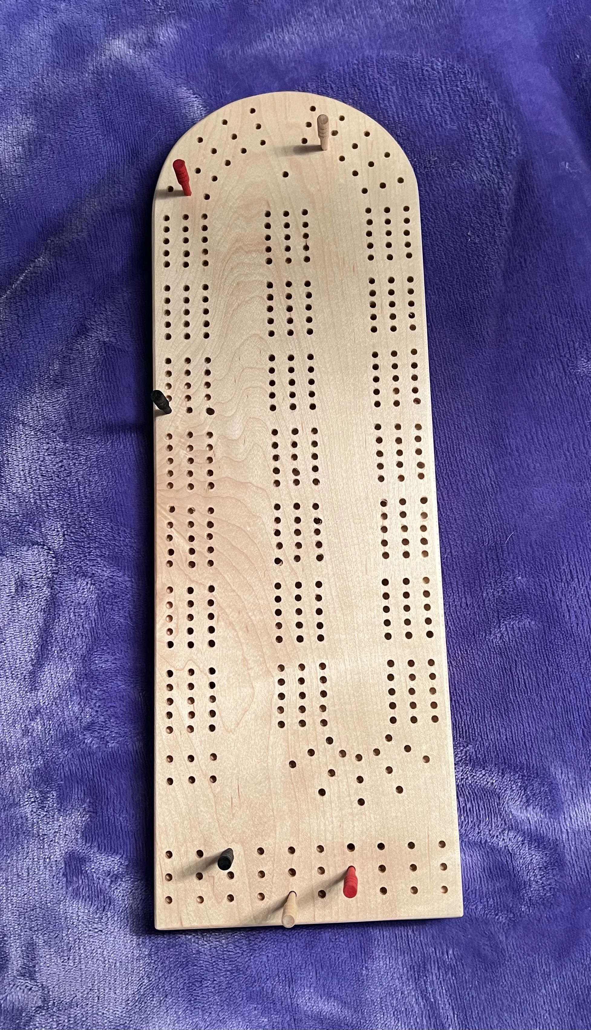Pine Cribbage Board — Katz Woodworking