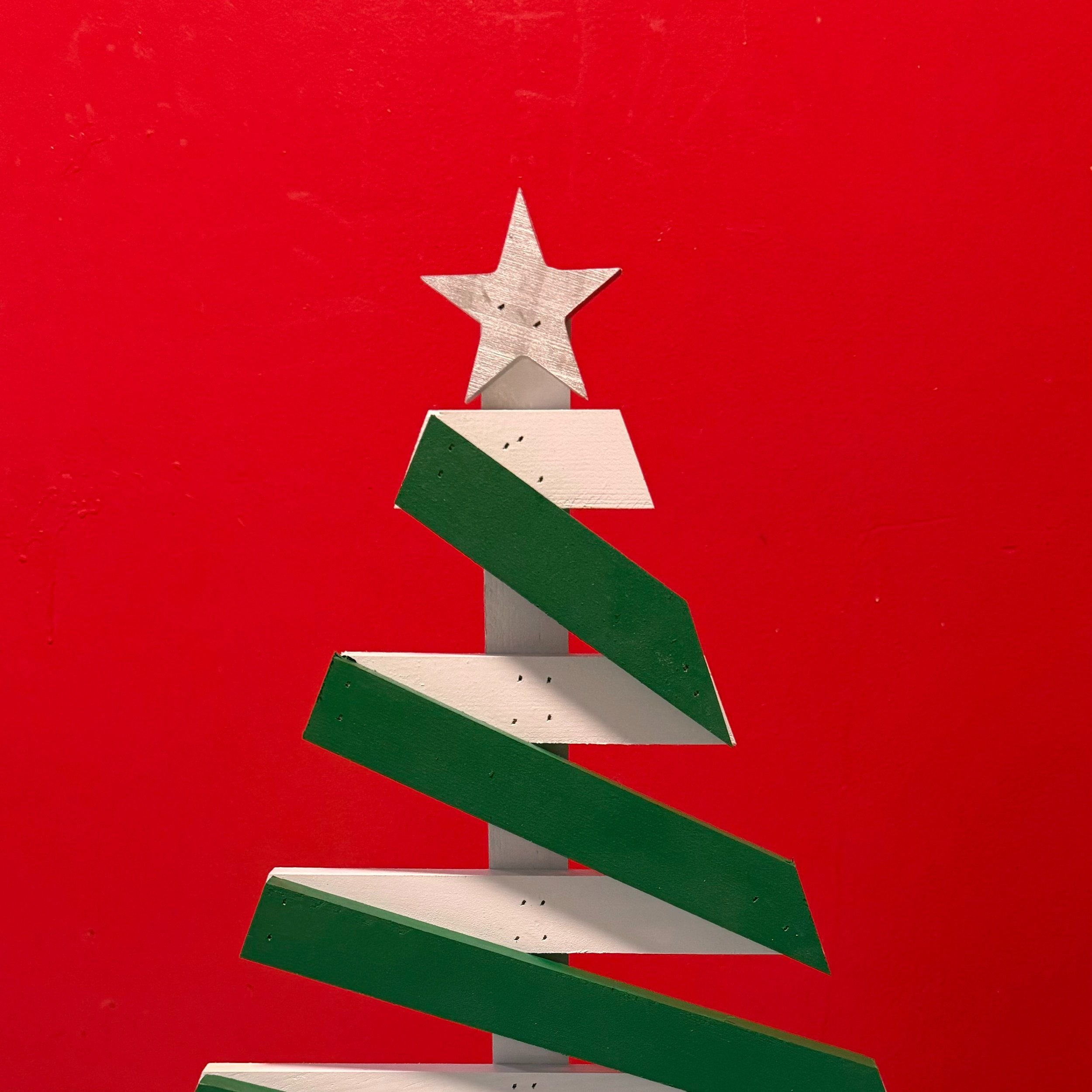 Christmas Tree from Reclaimed Wood
