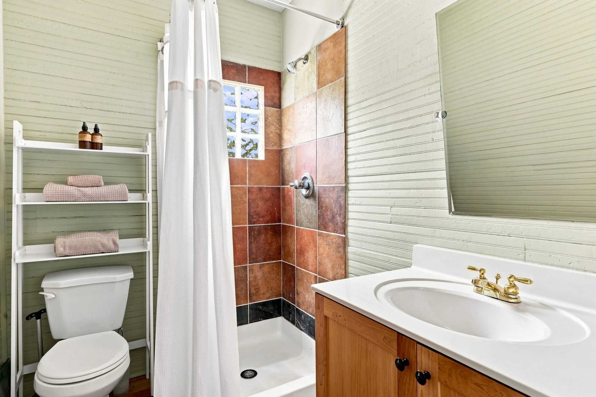 Bathroom two with shower