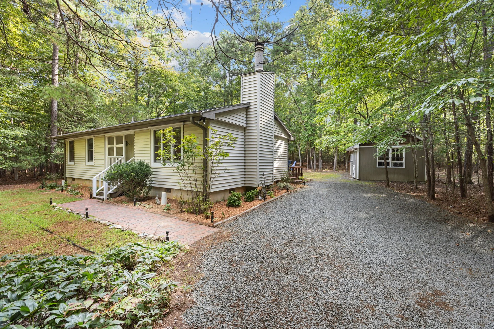 low-maintenance landscape