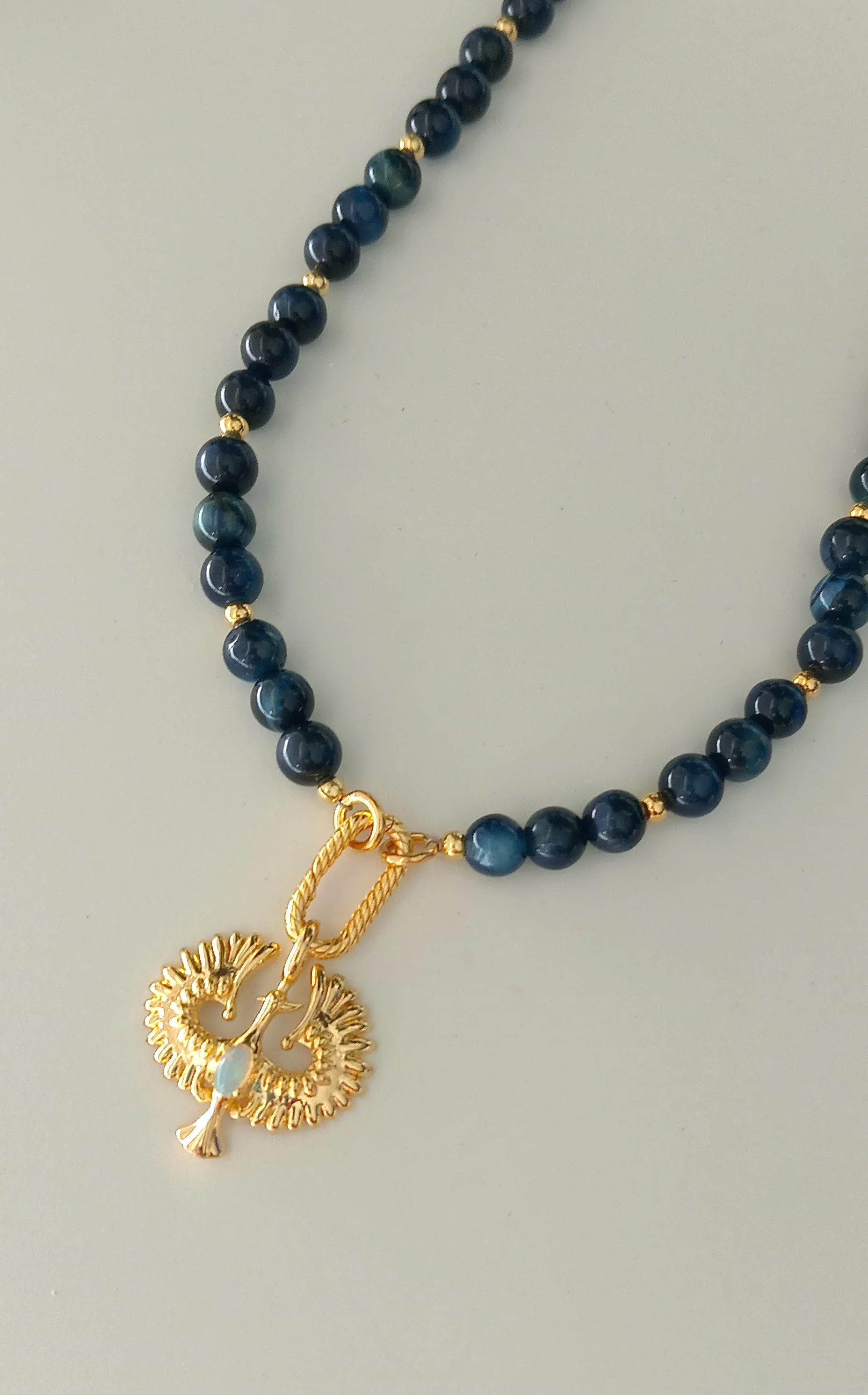 Gold Pheonix Pendant and Tigers Eye 3.jpg