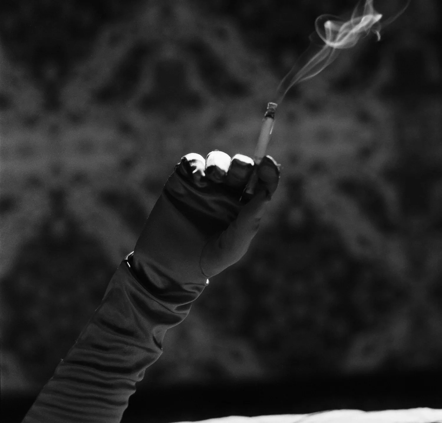 gloves for smoking cigarettes Cigarette and Satin Glove — JARED KINLEY