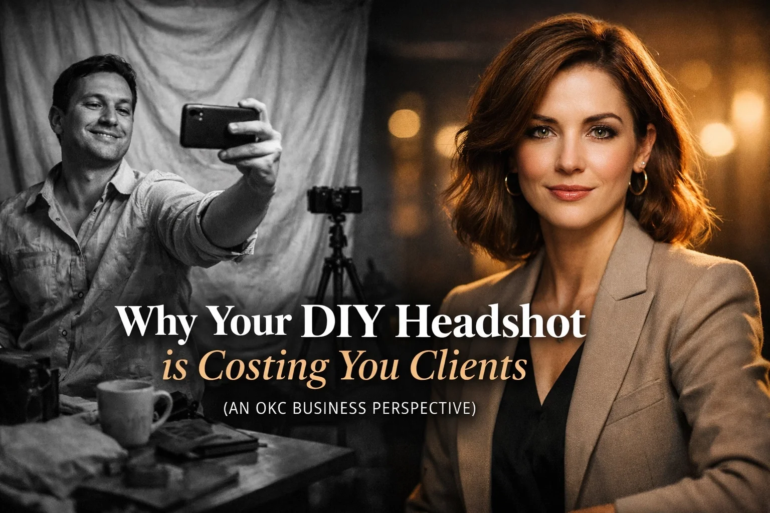 Why Your DIY Headshot is Costing You Clients (An OKC Business Perspective)