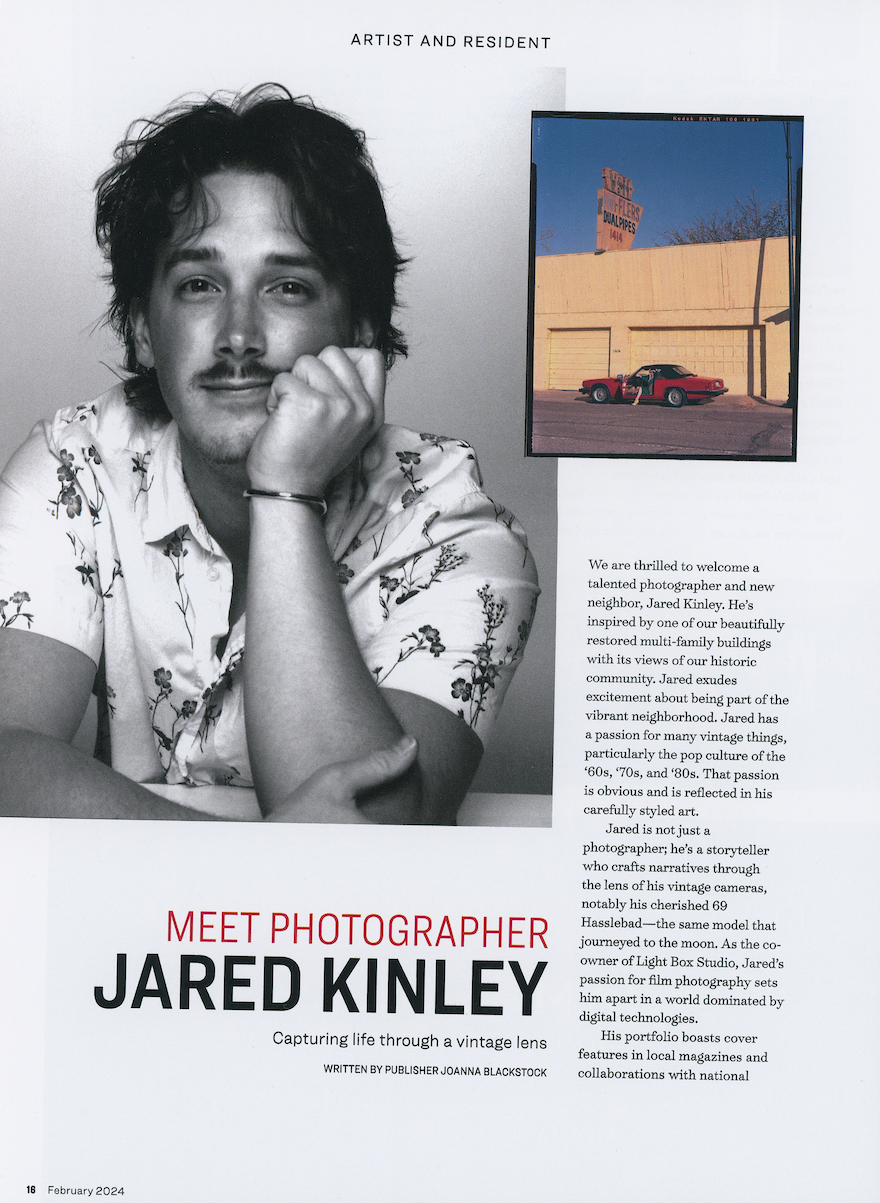 Jared Kinley in Stroll Magazine