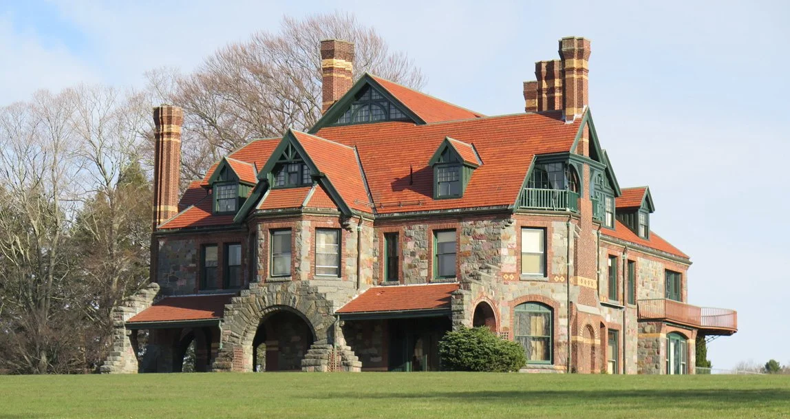 historic new england's Eustis Estate a gothic stone mansion perfect for a halloween soiree
