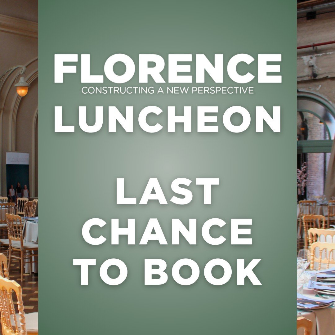 Bookings for the FLORENCE Luncheon are set to close tomorrow on Friday 19 April! Get in now before it's too late and don't miss out on hearing from Vanessa Carmody-Smith and Liz Ellis AO! 🎤

💪Join the discussion for change so the next young woman i